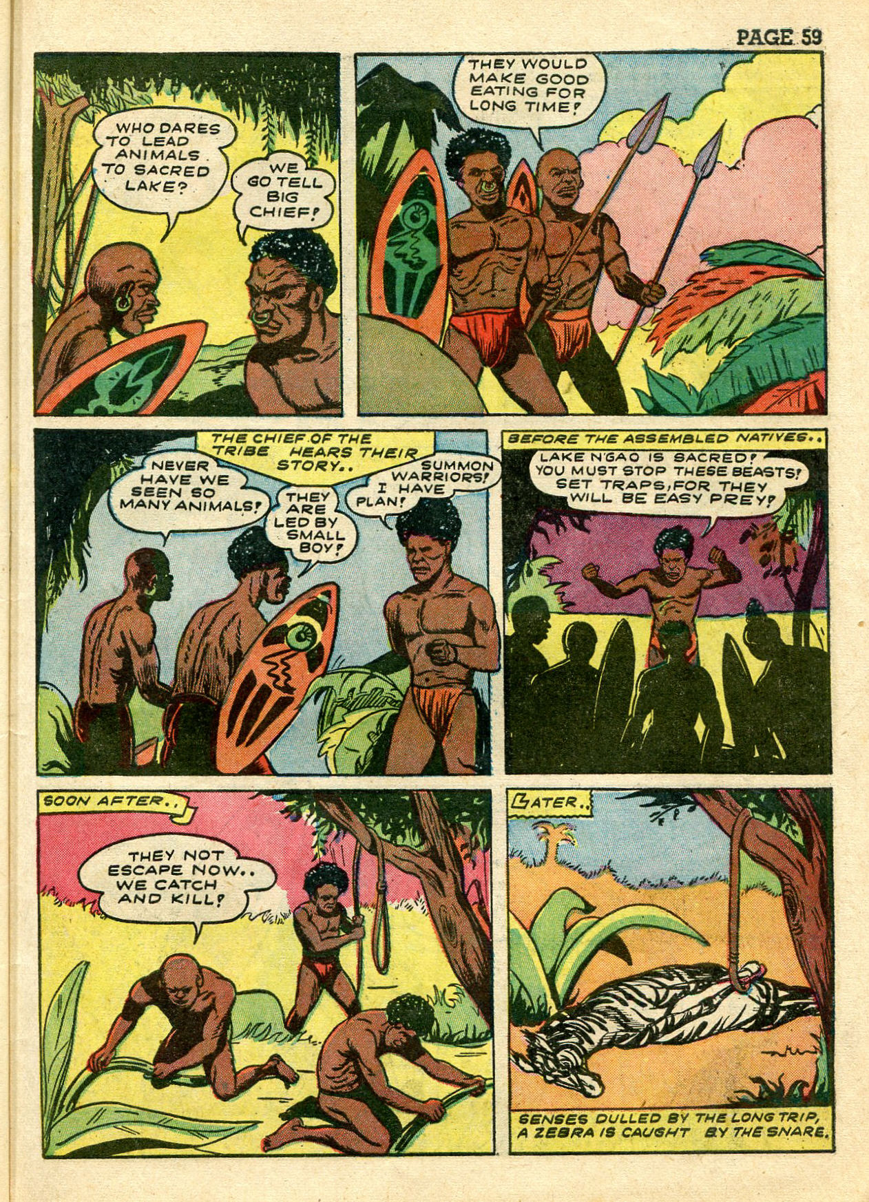 Read online Wambi Jungle Boy comic -  Issue #3 - 61