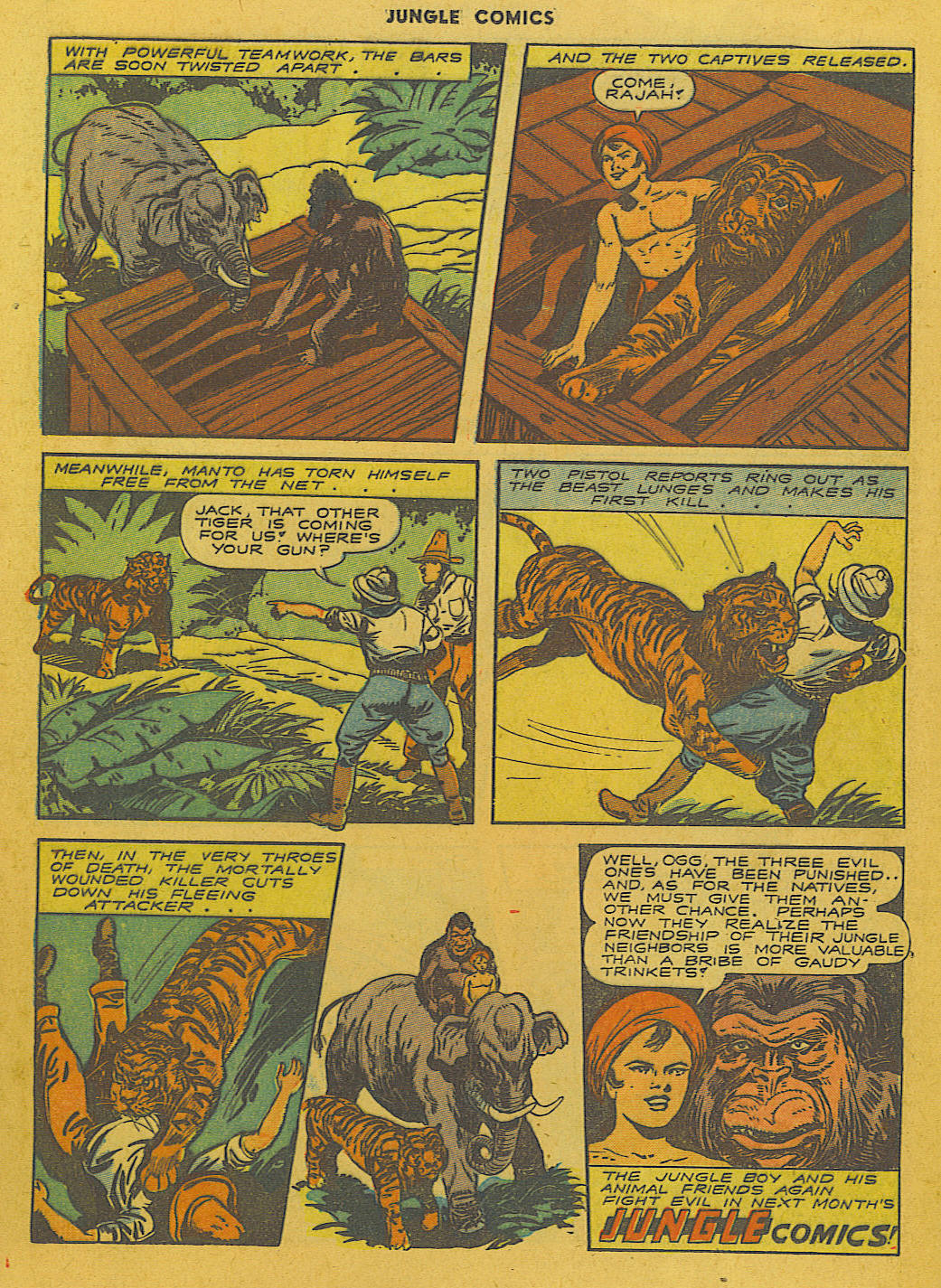 Read online Jungle Comics comic -  Issue #50 - 36