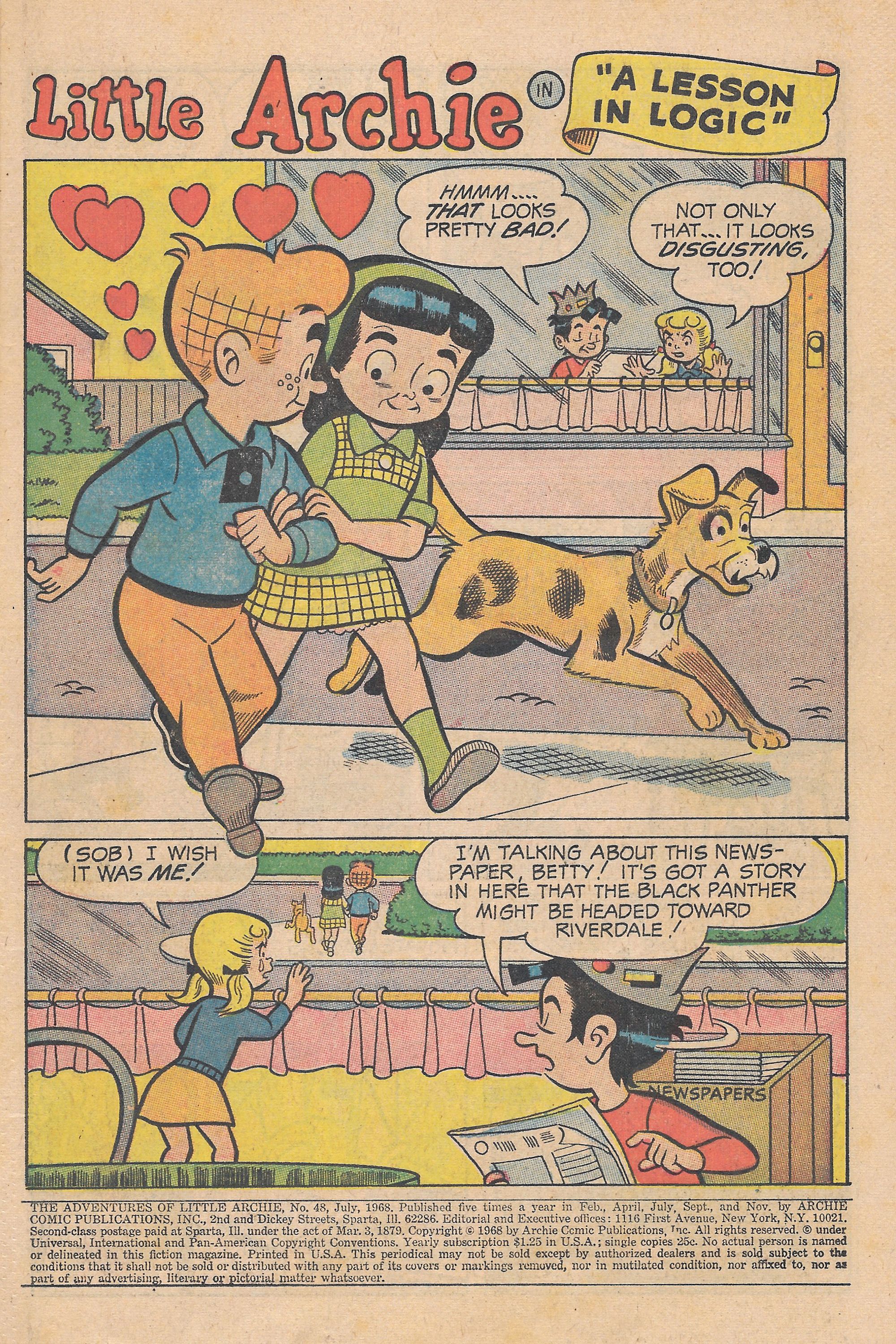 Read online The Adventures of Little Archie comic -  Issue #48 - 3