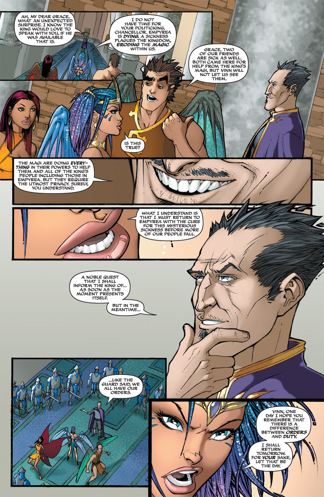 Read online Michael Turner's Soulfire: Shadow Magic comic -  Issue #1 - 21