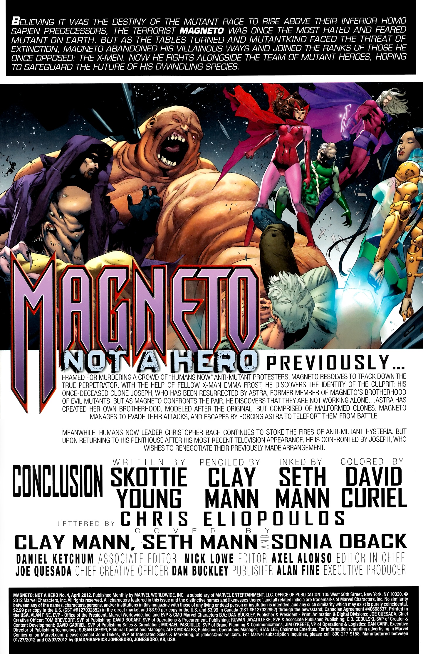 Read online Magneto: Not A Hero comic -  Issue #4 - 2