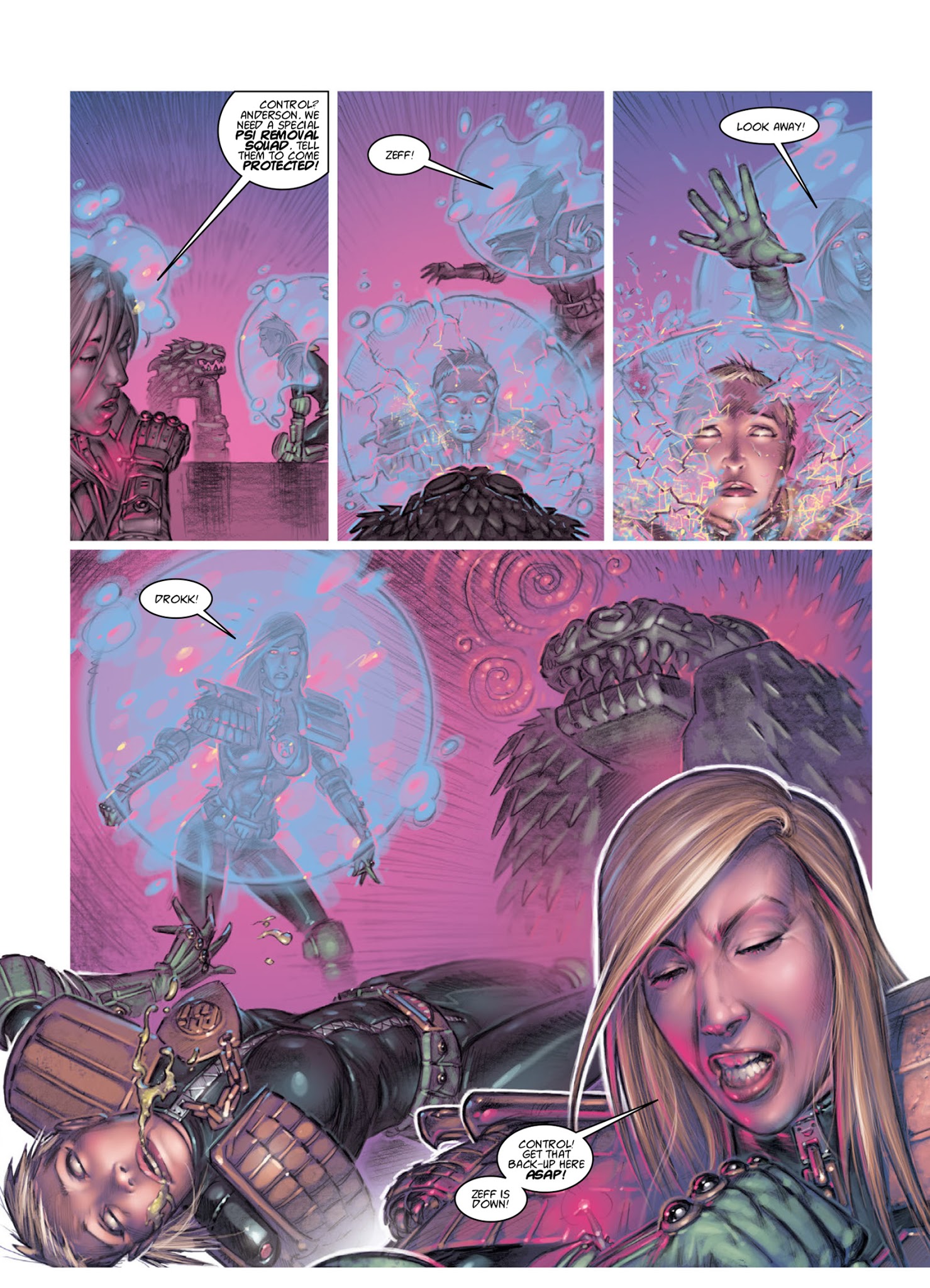 Read online Judge Anderson: The Psi Files comic -  Issue # TPB 5 - 262