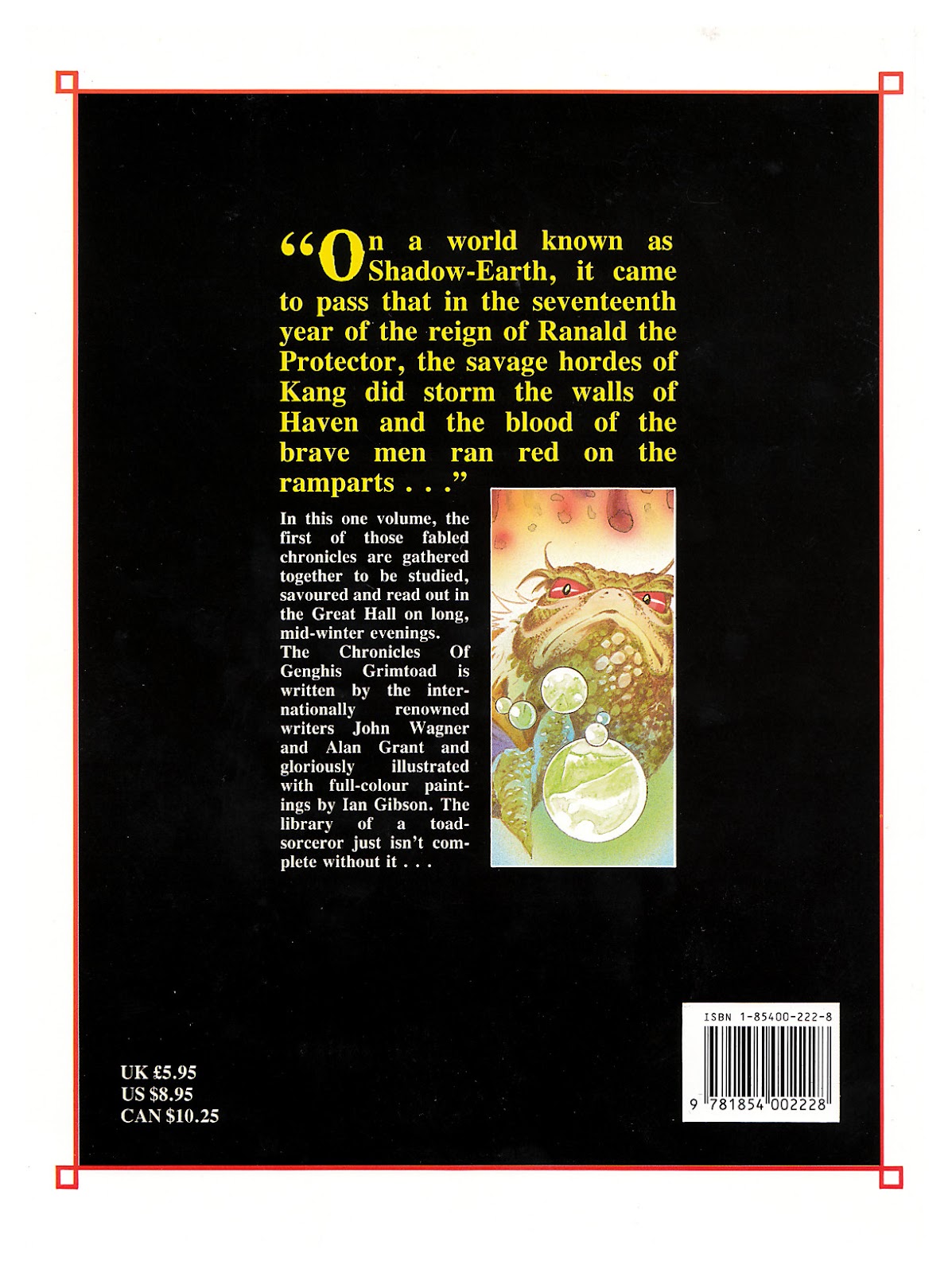 <{ $series->title }} issue Marvel Graphic Novel UK Issue #3 - The Chronicles of Genghis Grimtoad - Page 51