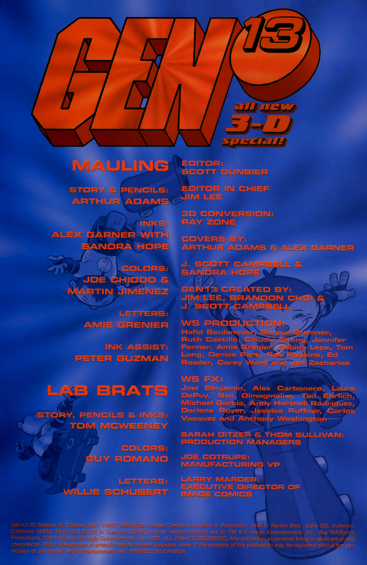 Read online Gen13 3D Special comic -  Issue # Full - 33