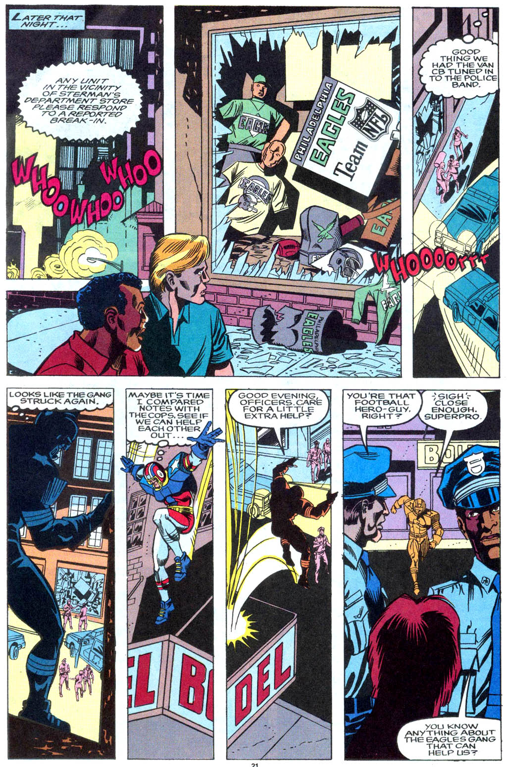 Read online NFL SuperPro comic -  Issue #3 - 16