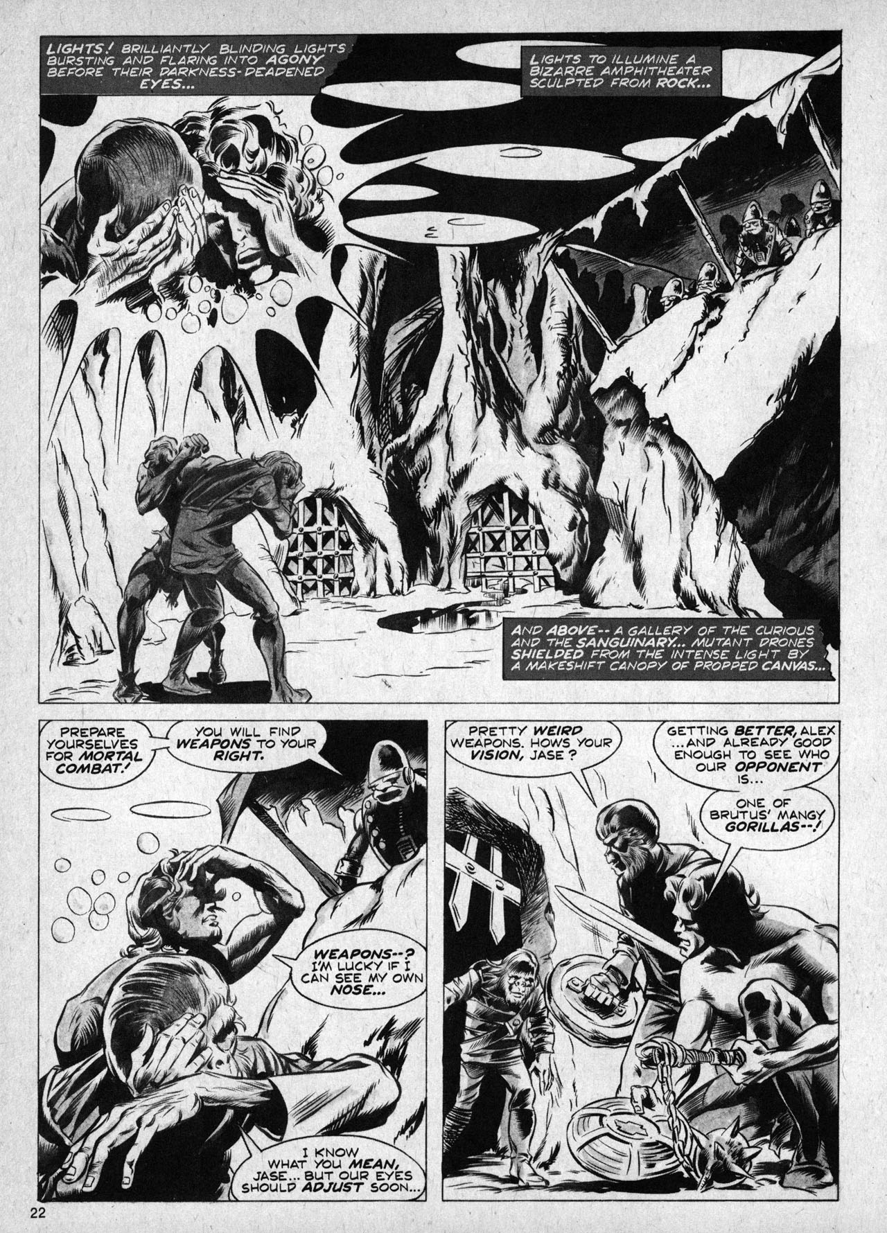 Read online Planet of the Apes comic -  Issue #3 - 22