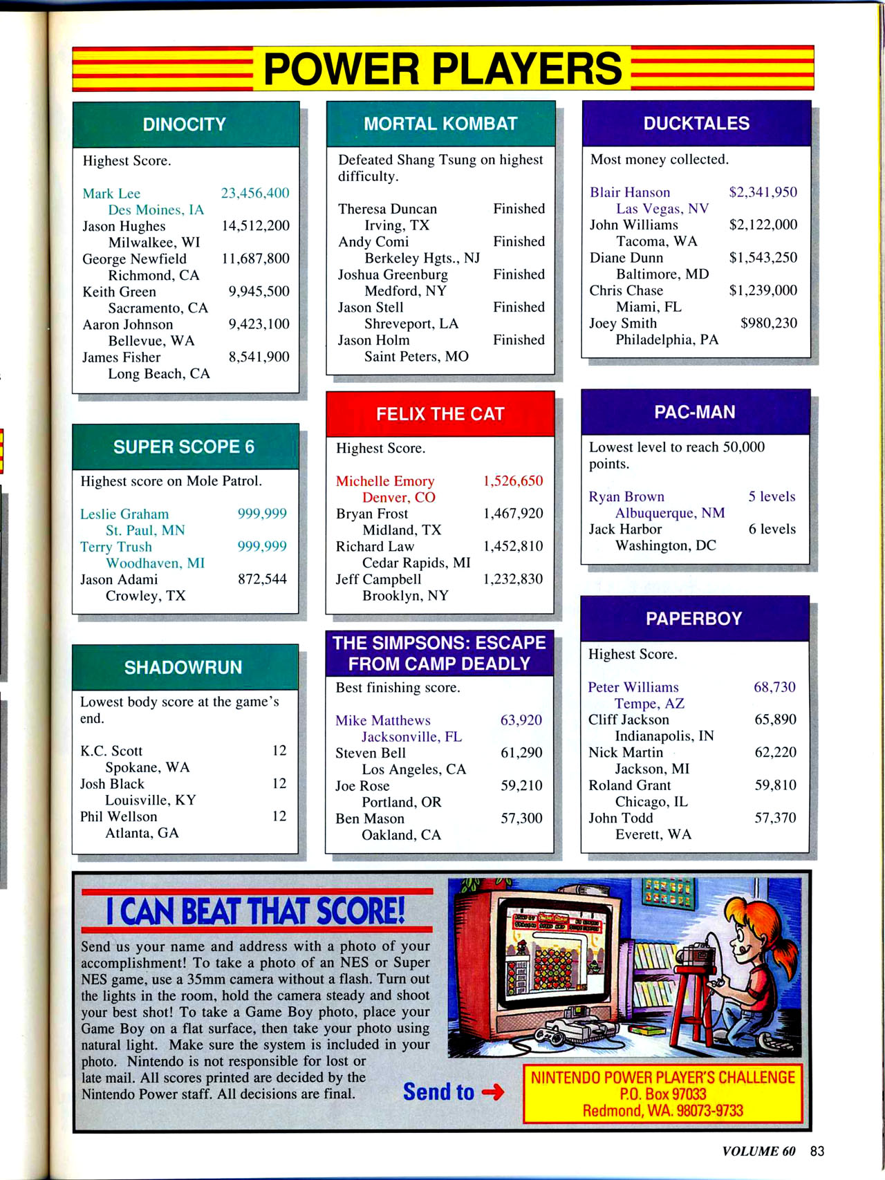 Read online Nintendo Power comic -  Issue #60 - 90
