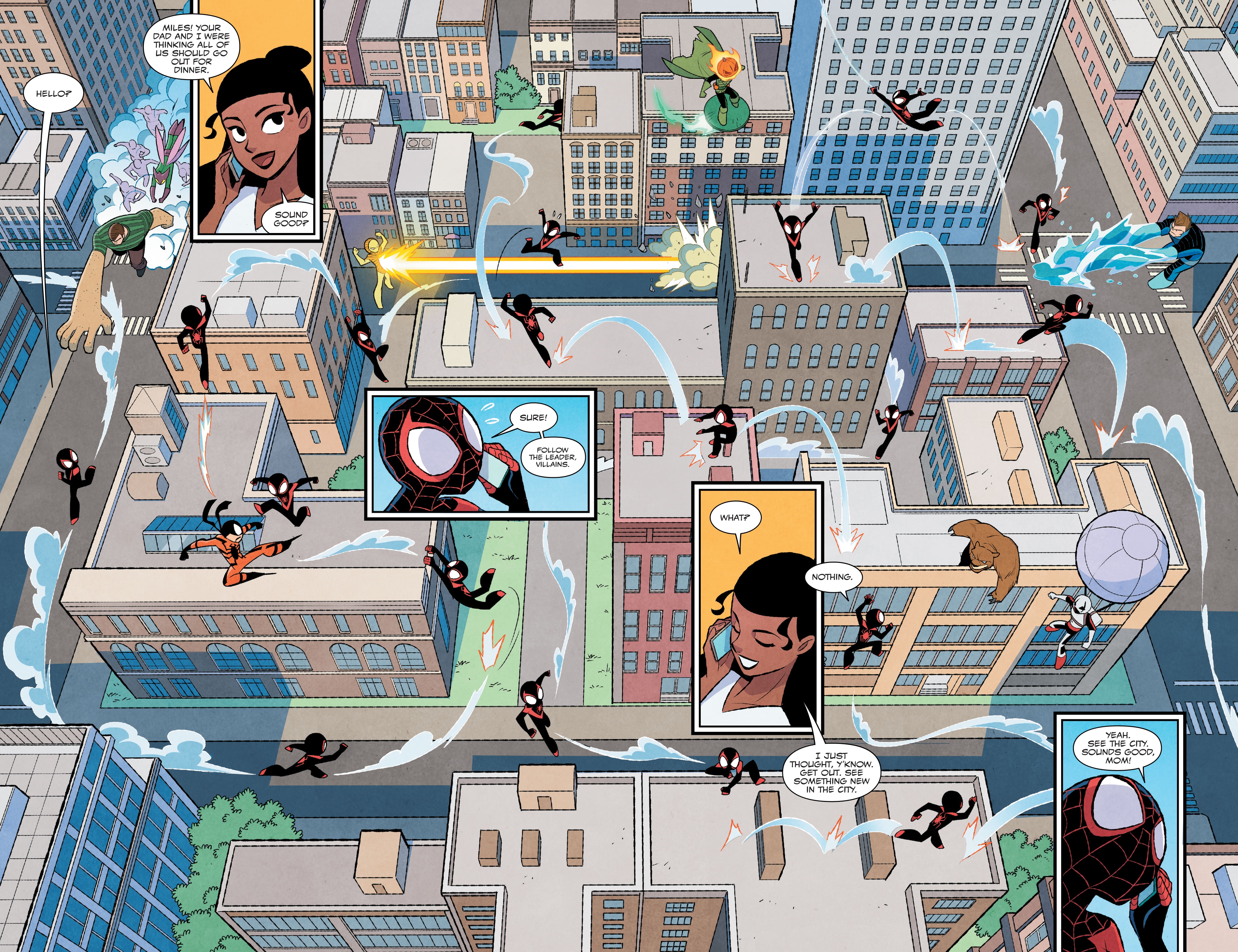 Read online Peter Parker And Miles Morales Spider-Men Double Trouble comic -  Issue #3 - 7