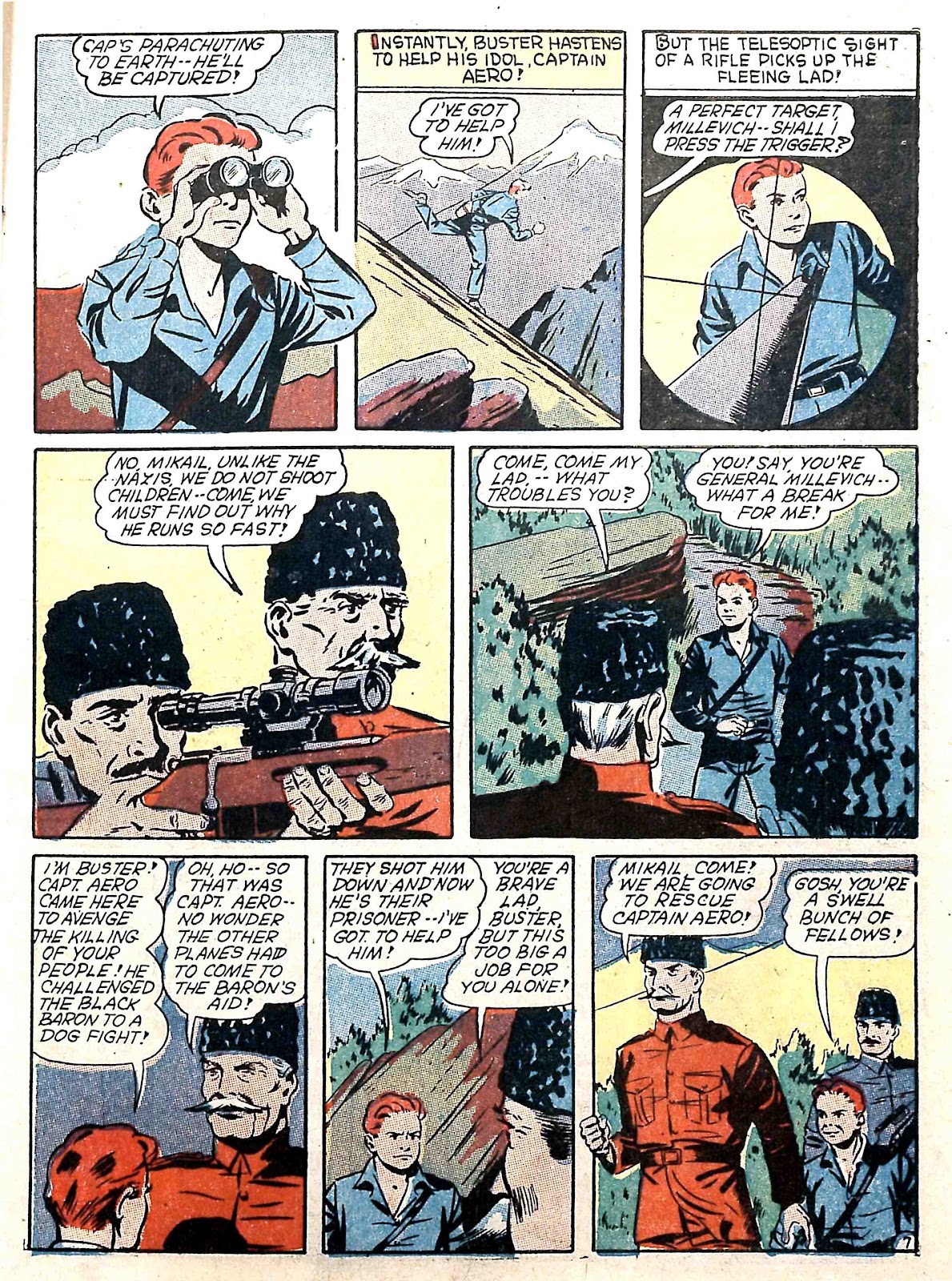 Captain Aero Comics issue 8 - Page 9