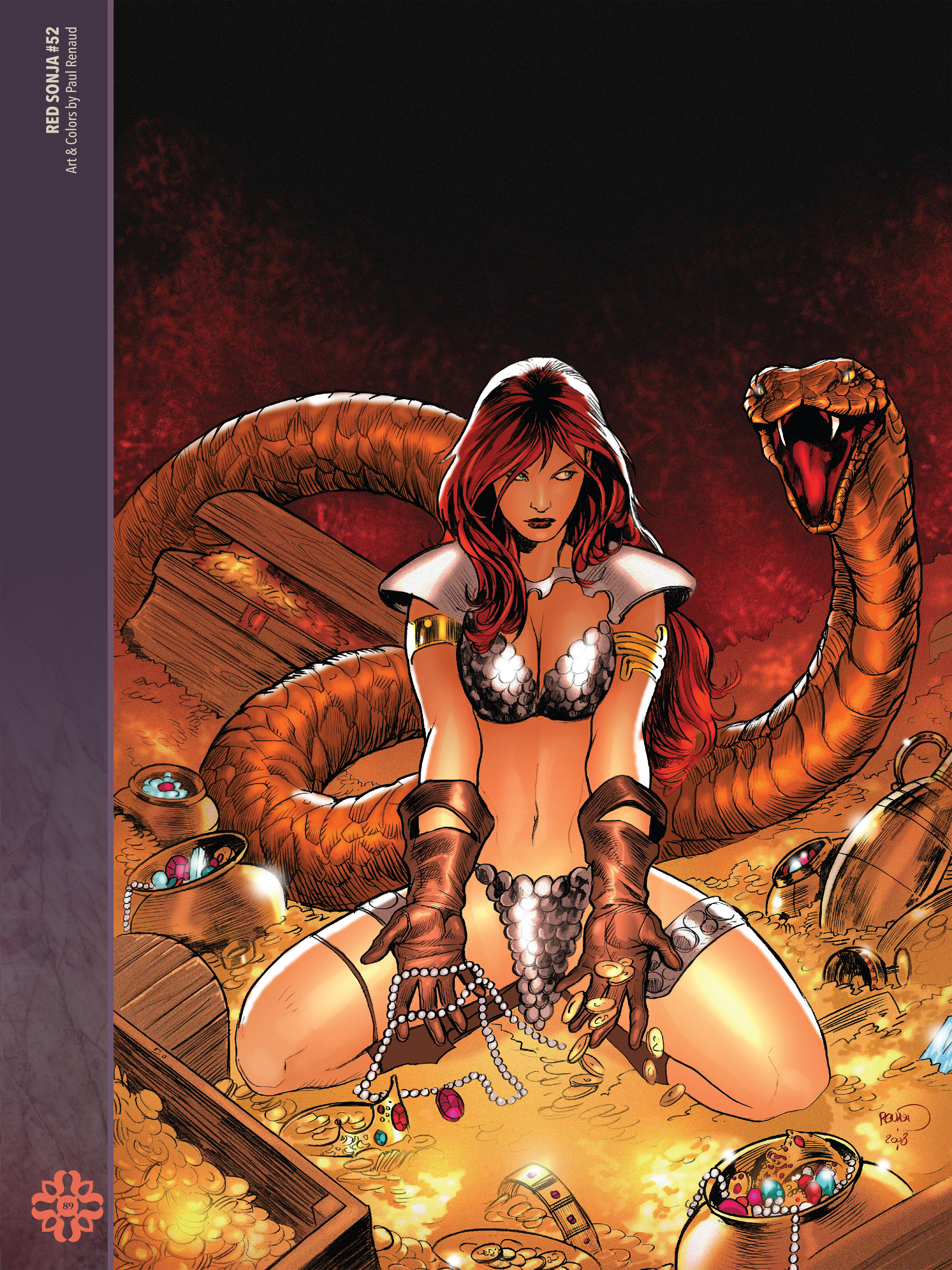 Read online The Art of Red Sonja comic -  Issue # TPB 2 (Part 1) - 89
