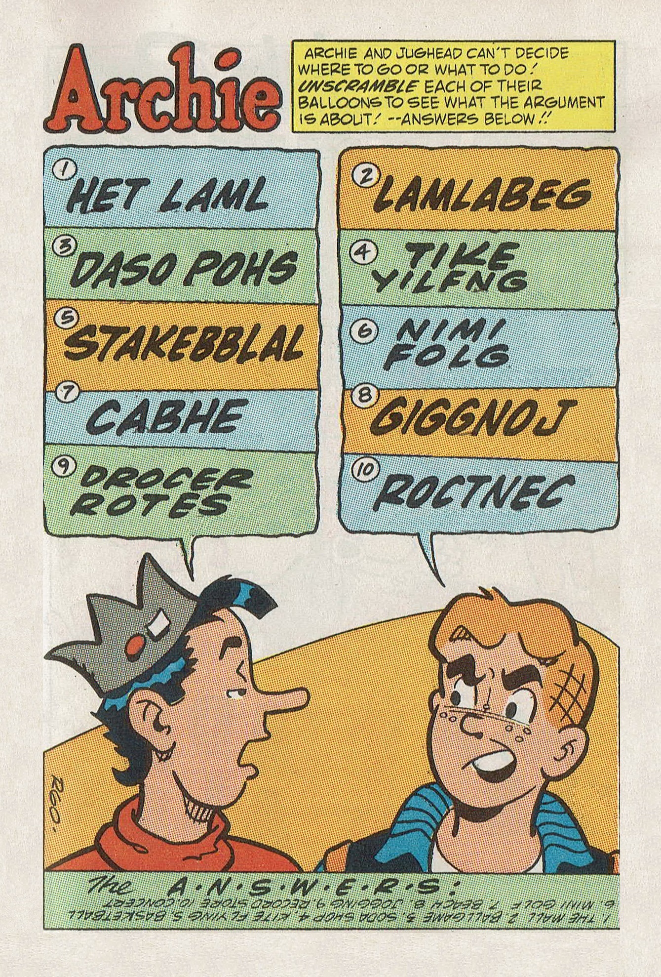 Read online Archie's Story & Game Digest Magazine comic -  Issue #21 - 23