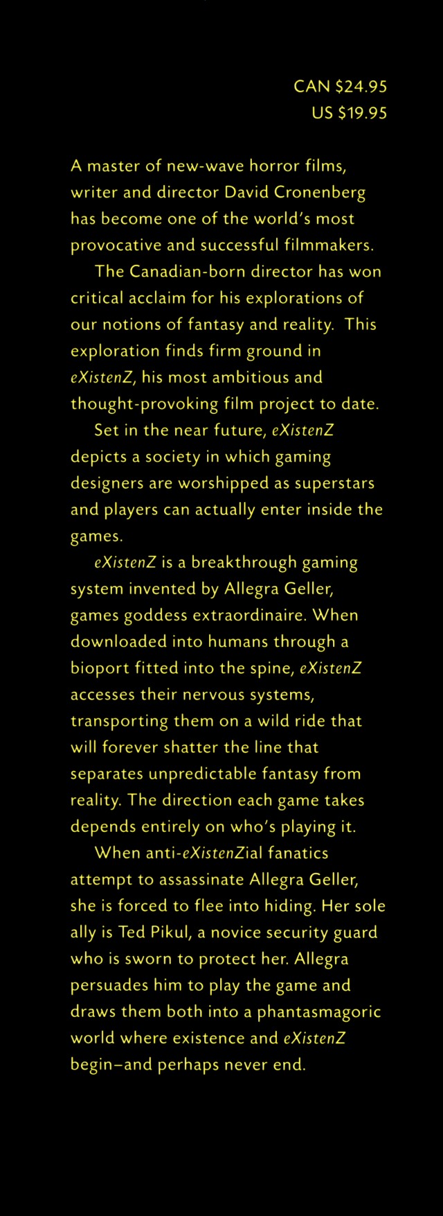 Read online eXistenZ comic -  Issue # TPB - 2