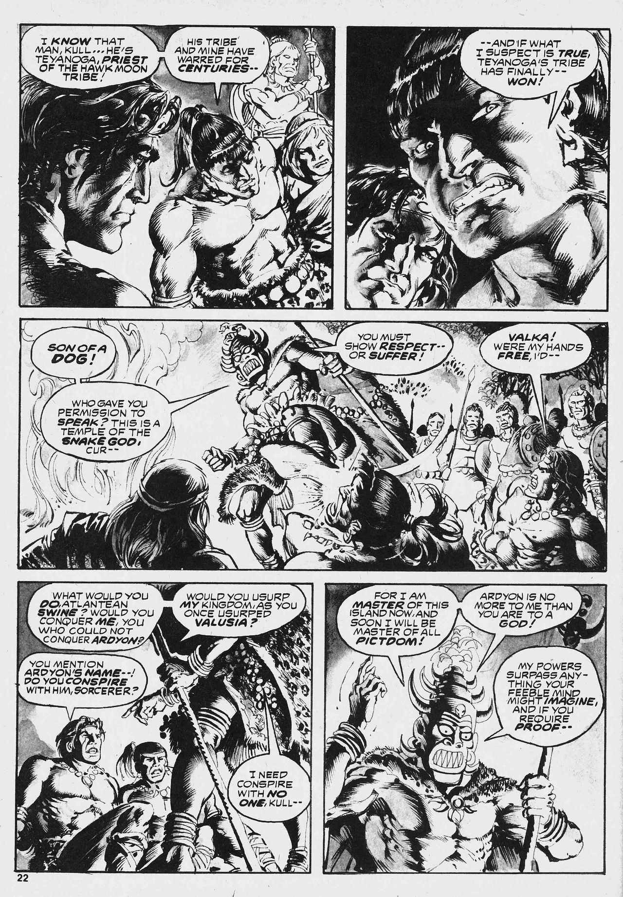 Read online Kull and the Barbarians comic -  Issue #2 - 22