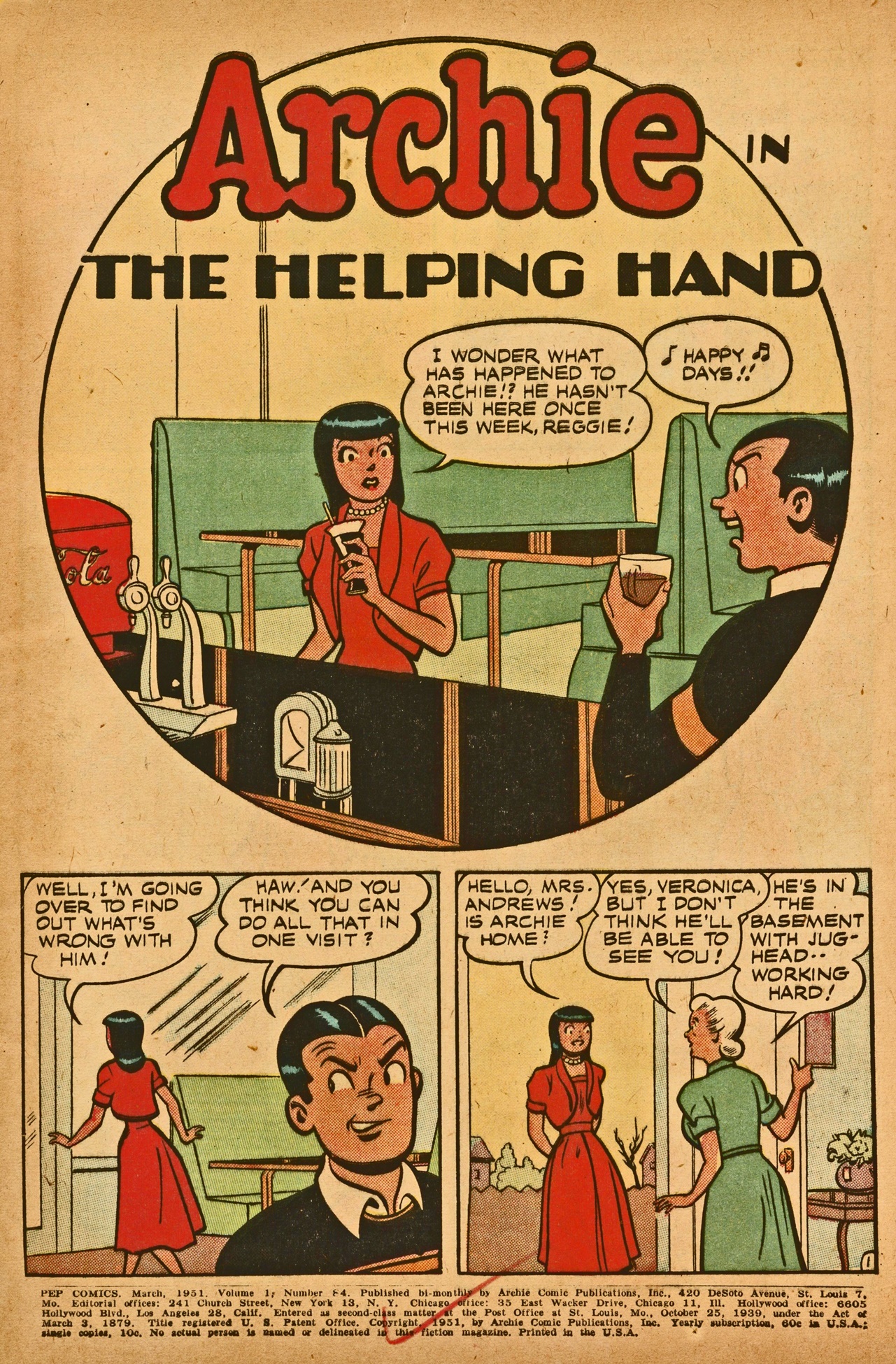 Read online Pep Comics comic -  Issue #84 - 3