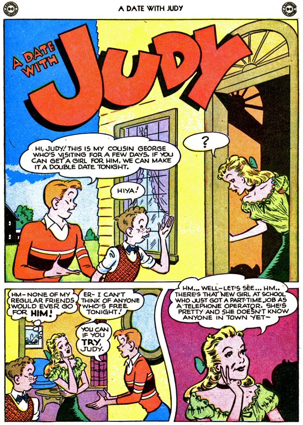 Read online A Date with Judy comic -  Issue #6 - 3