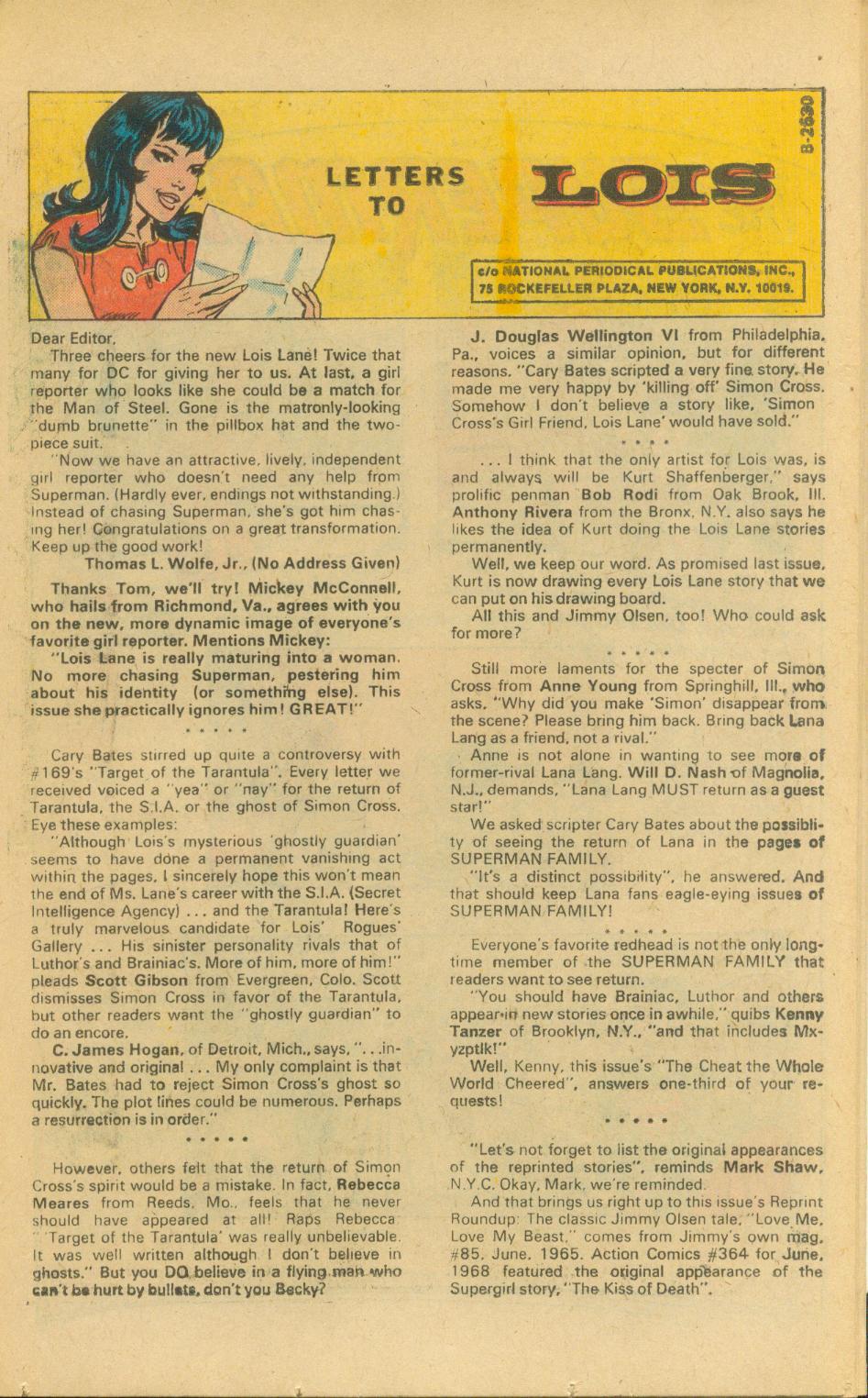 Read online The Superman Family comic -  Issue #172 - 45