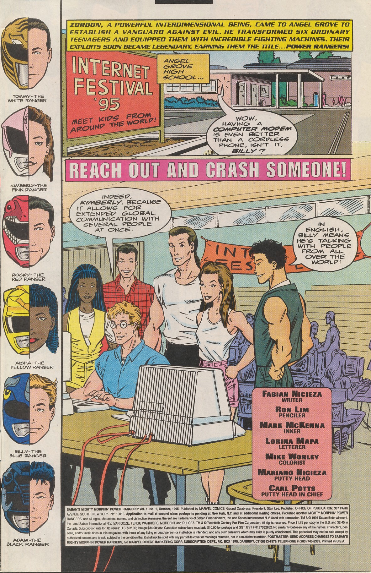 Read online Saban's Mighty Morphin' Power Rangers comic -  Issue #1 - 3