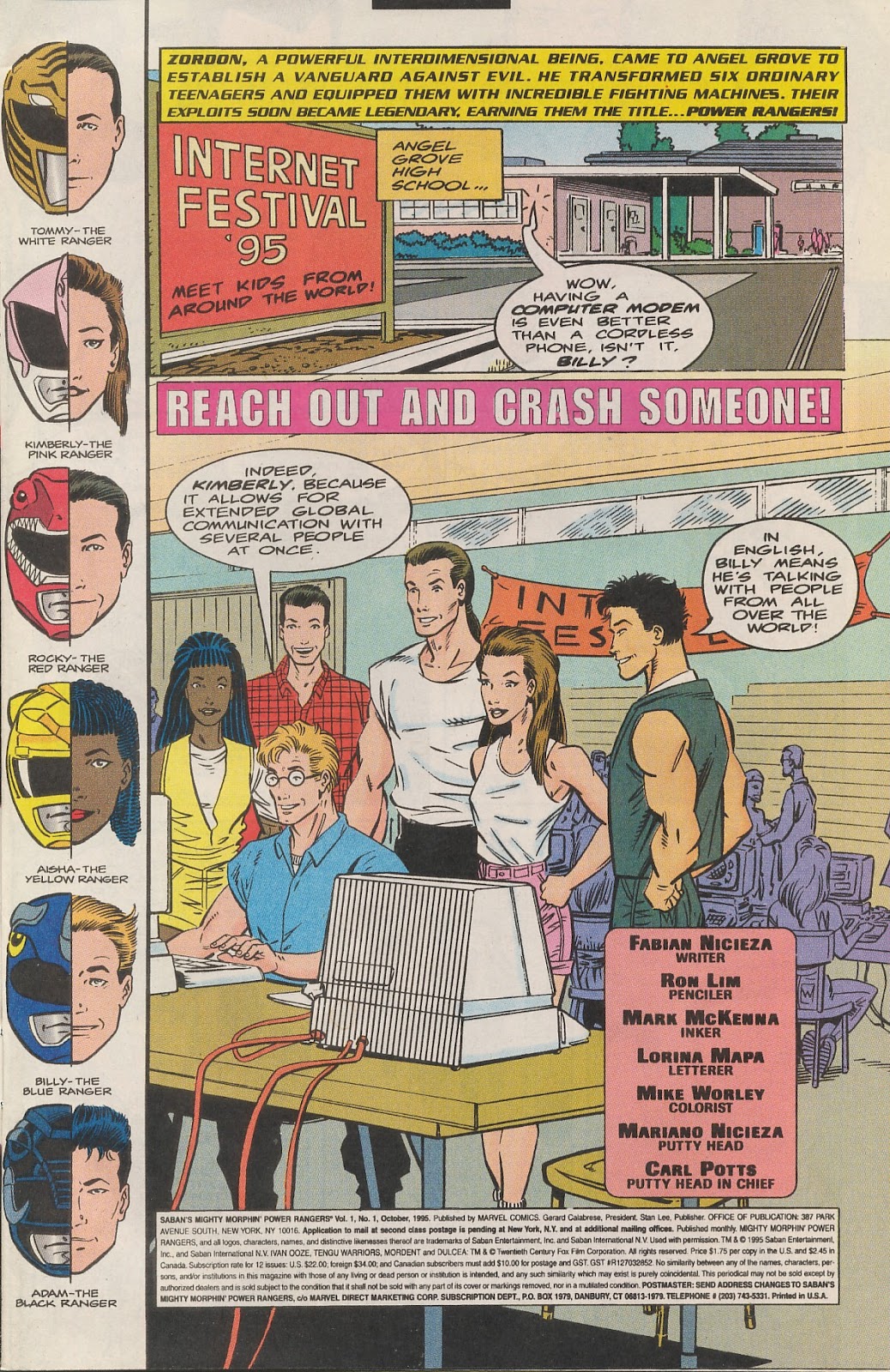 Saban's Mighty Morphin' Power Rangers (1995) issue 1 - Page 3