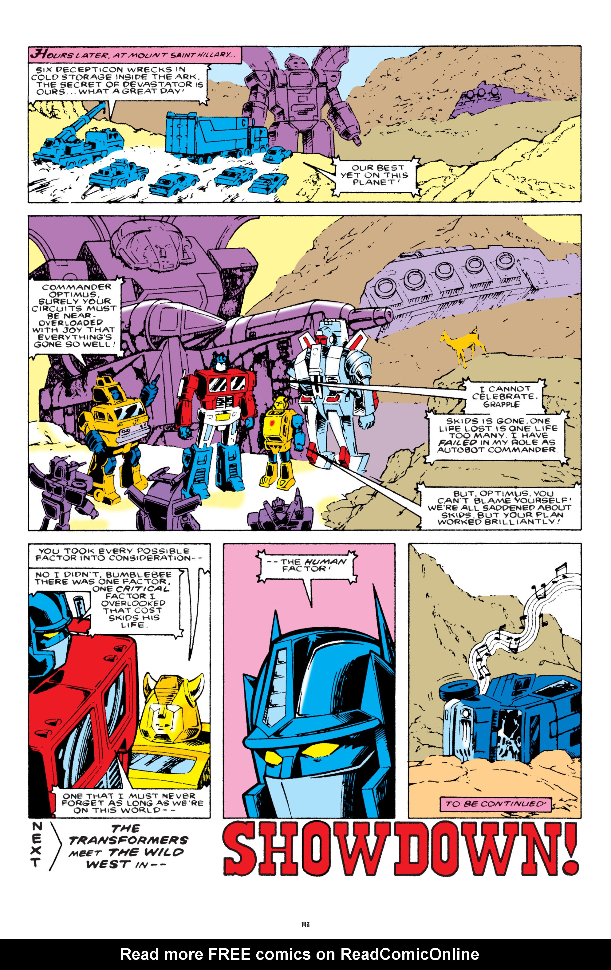 Read online The Transformers Classics comic -  Issue # TPB 2 - 144