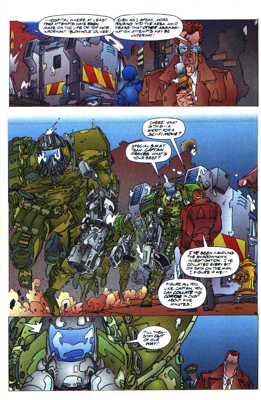 Read online Images of ShadowHawk comic -  Issue #2 - 11