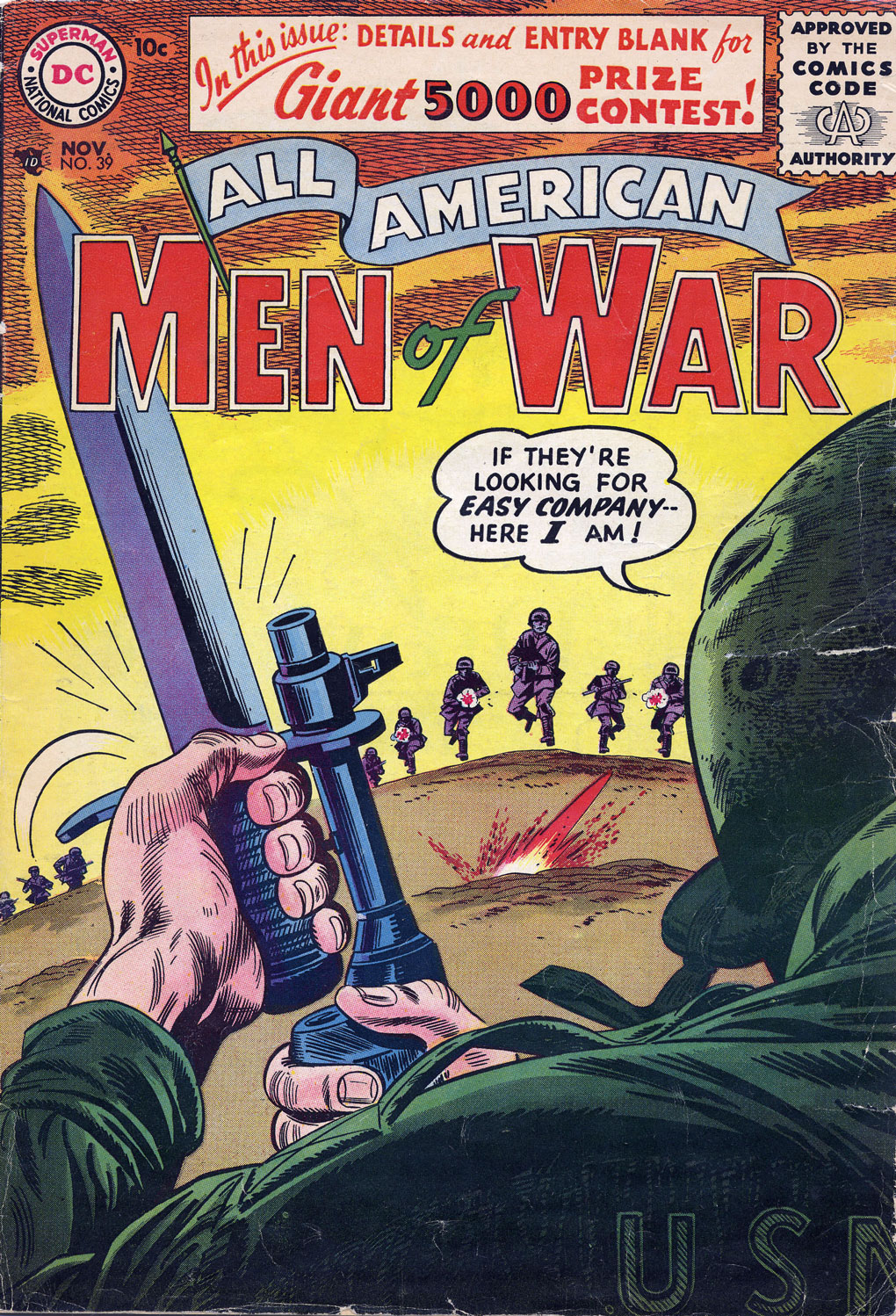 Read online All-American Men of War comic -  Issue #39 - 1