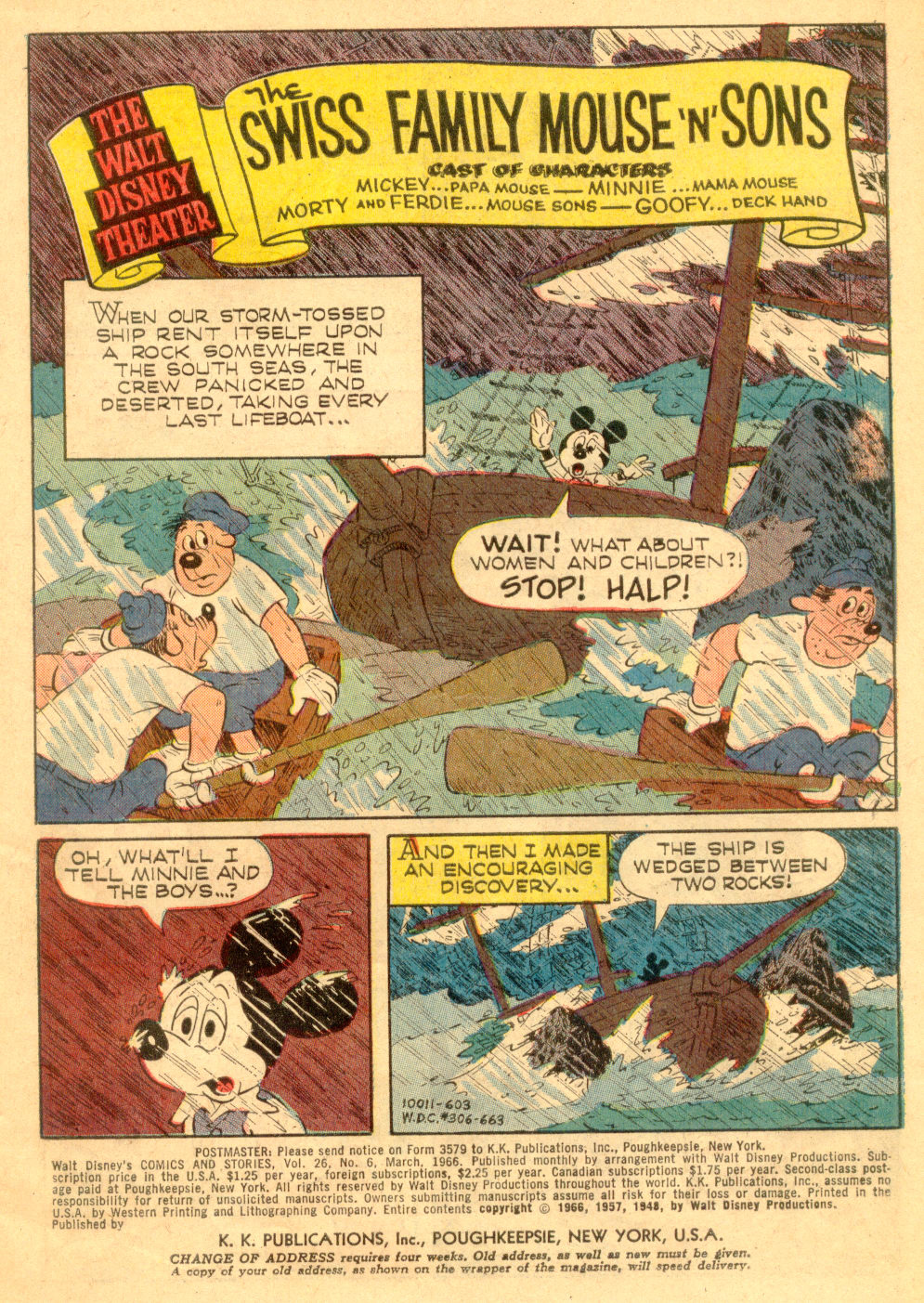 Read online Walt Disney's Comics and Stories comic -  Issue #306 - 2