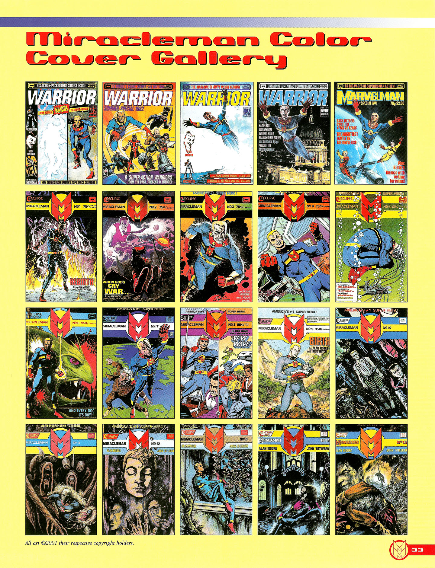 Read online Kimota!: The Miracleman Companion comic -  Issue # Full - 34