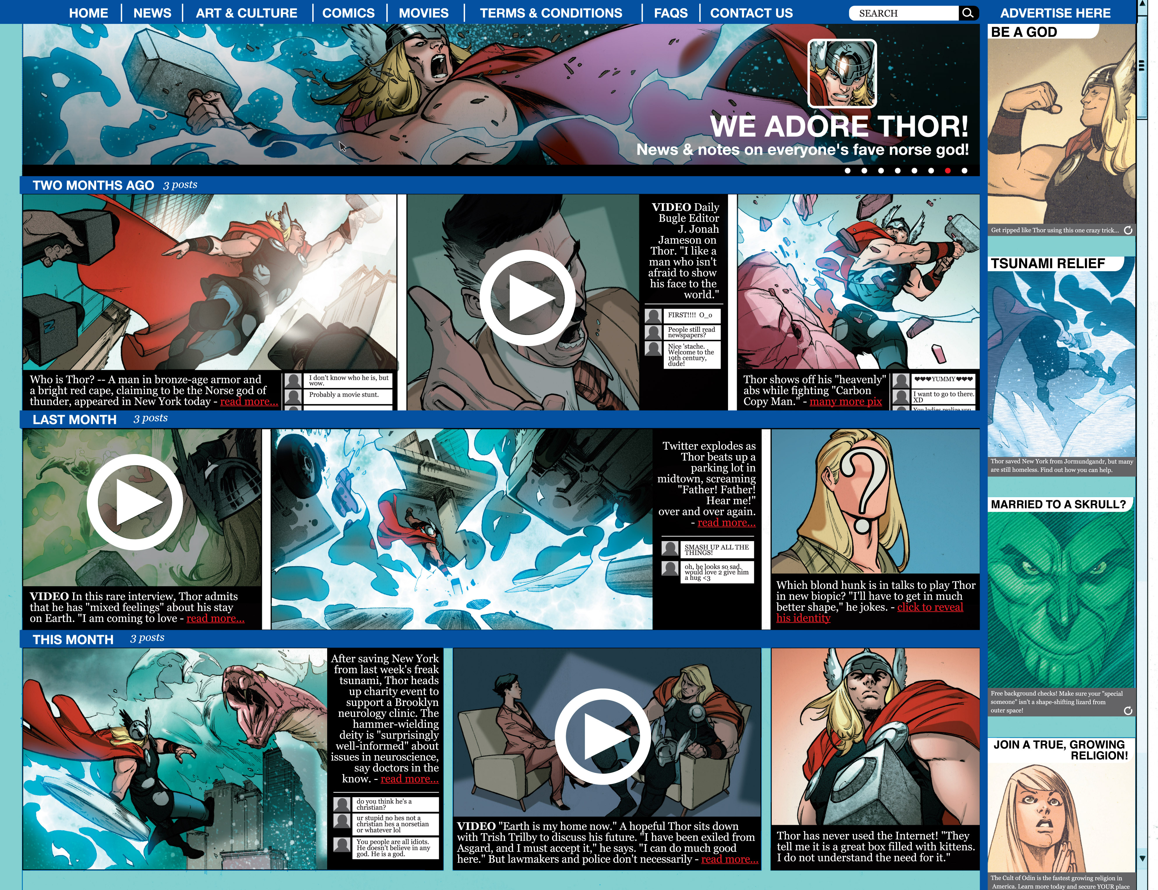 Read online Thor: Season One comic -  Issue # Full - 58