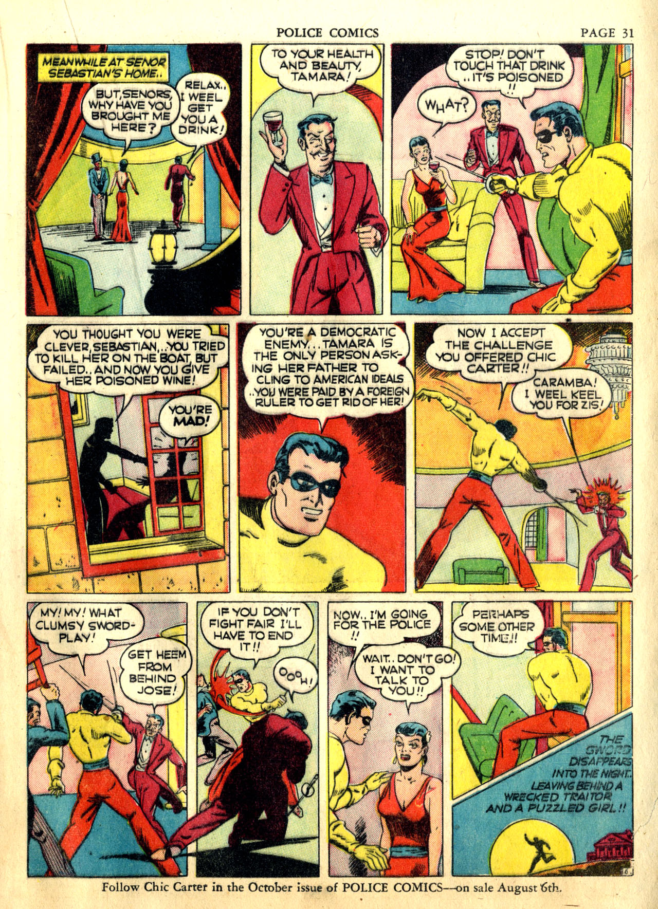 Read online Police Comics comic -  Issue #2 - 34