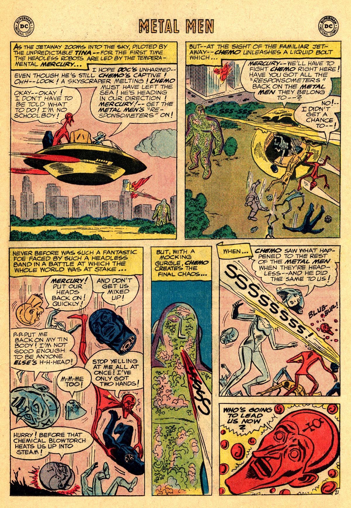 Read online Metal Men (1963) comic -  Issue #14 - 29