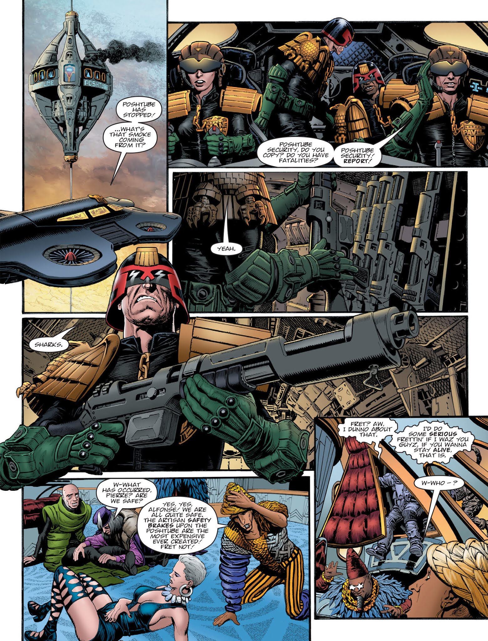 Read online 2000 AD comic -  Issue #2088 - 7