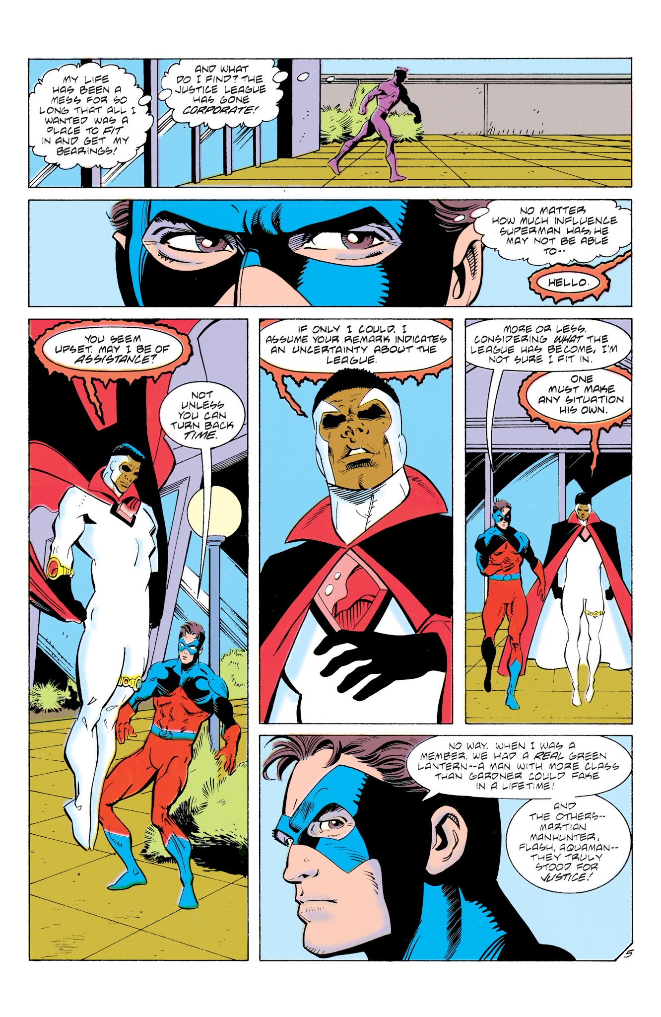 Read online Superman & The Justice League America comic -  Issue #1 - 191