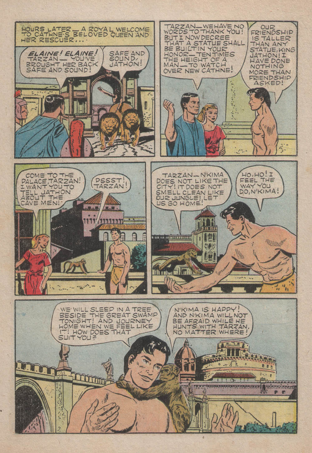 Read online Tarzan (1948) comic -  Issue #35 - 26
