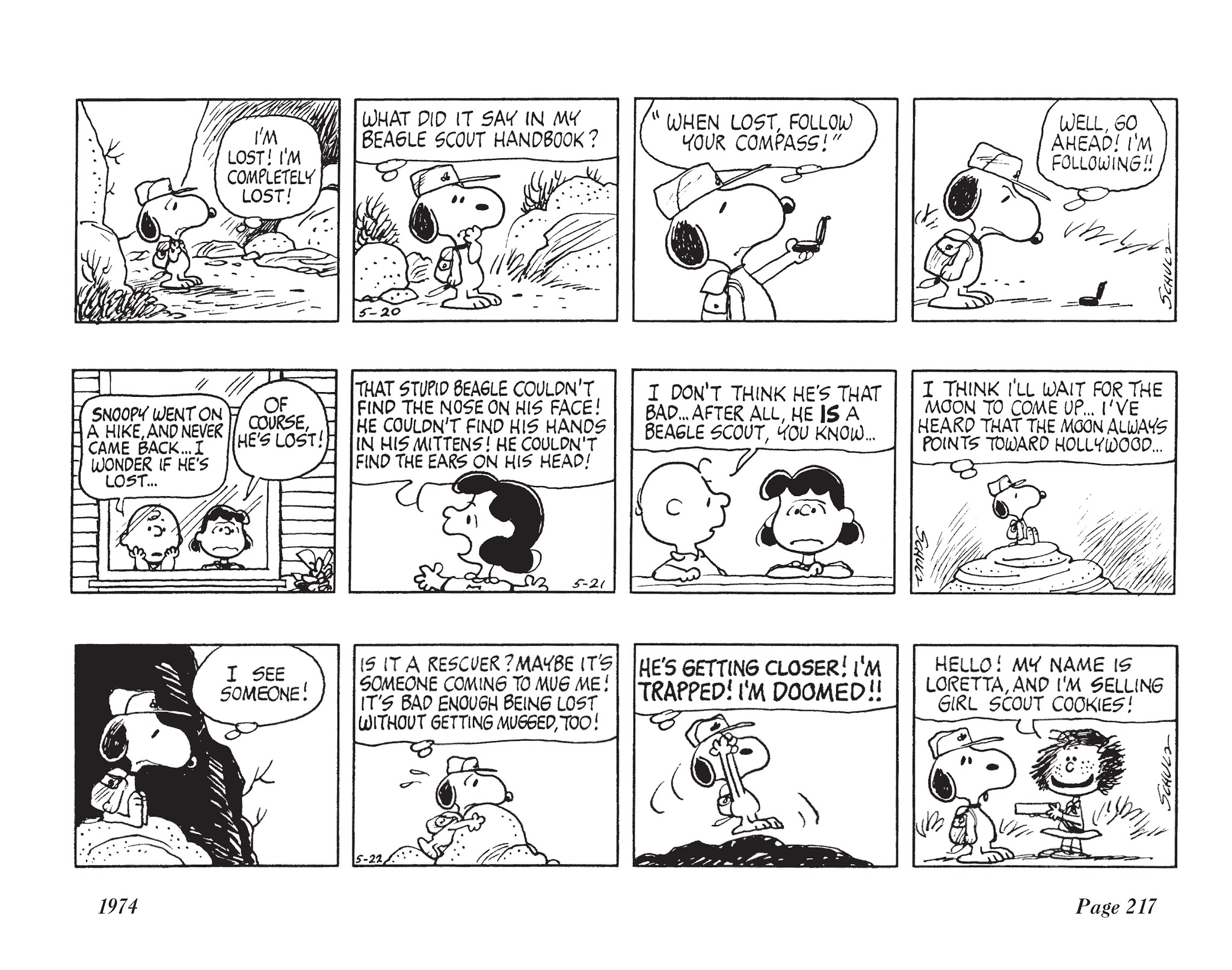 Read online The Complete Peanuts comic -  Issue # TPB 12 - 231