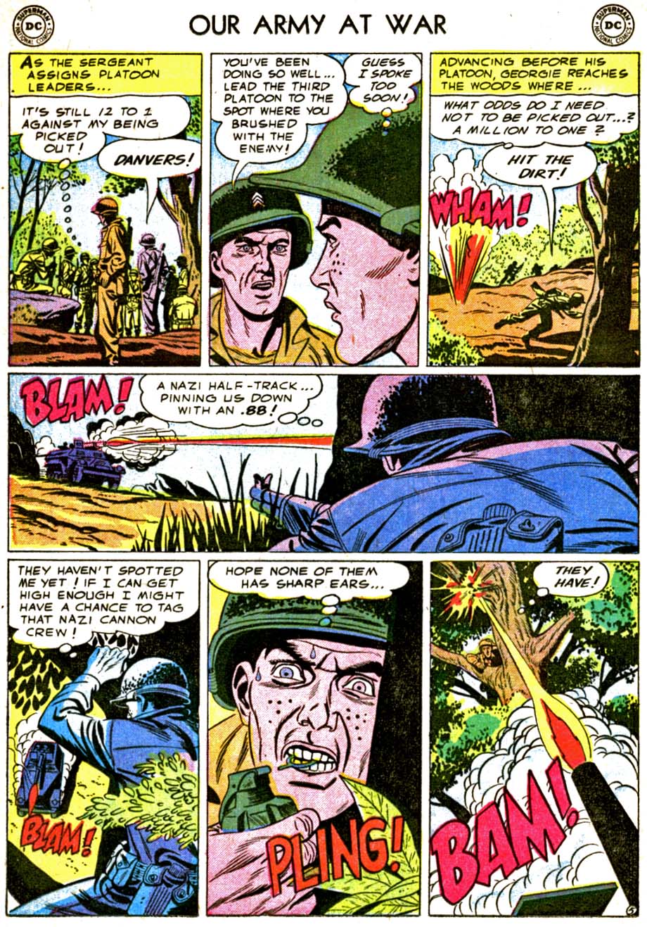 Read online Our Army at War (1952) comic -  Issue #44 - 16