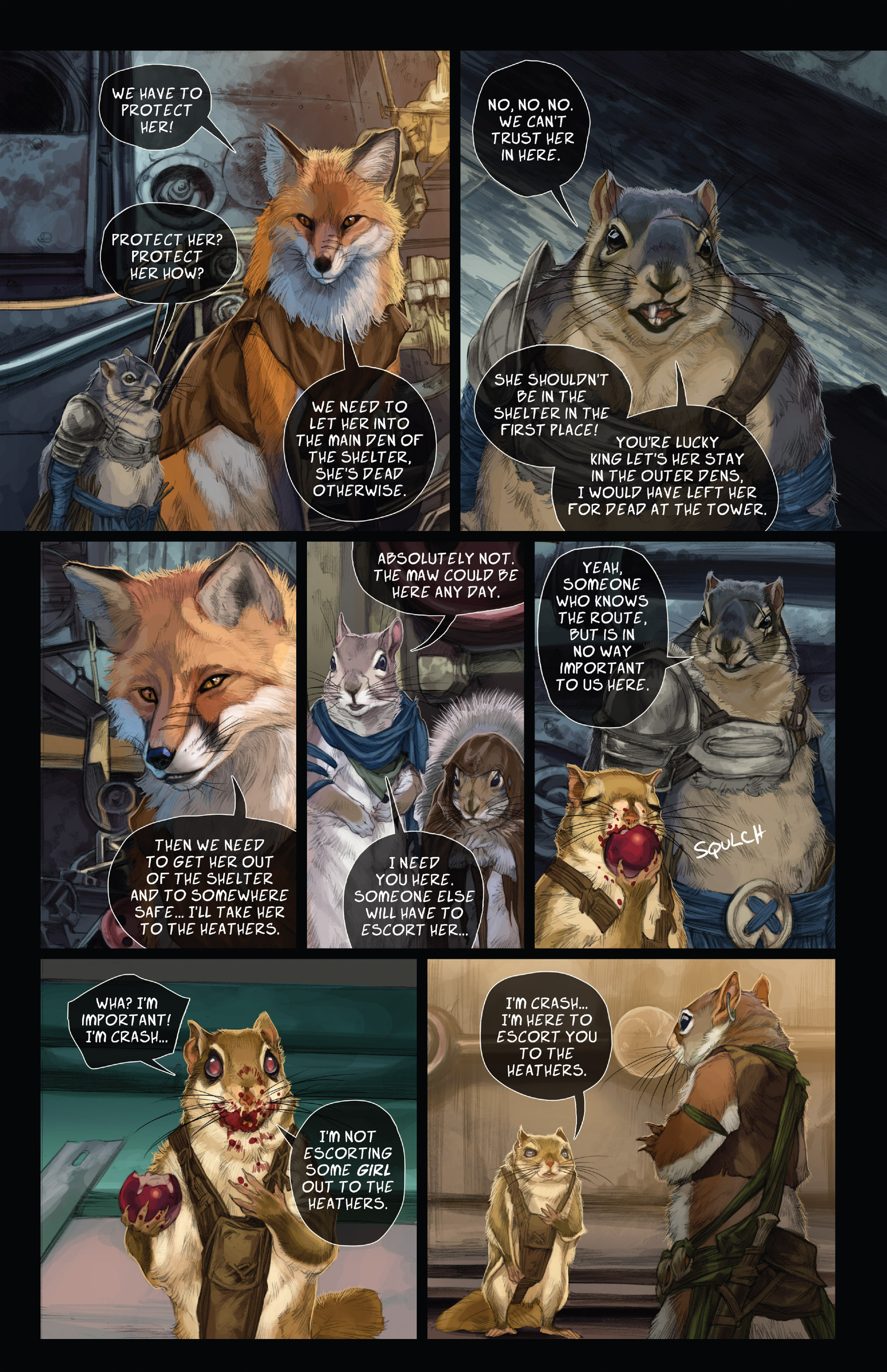 Read online Squarriors (2016) comic -  Issue #2 - 17