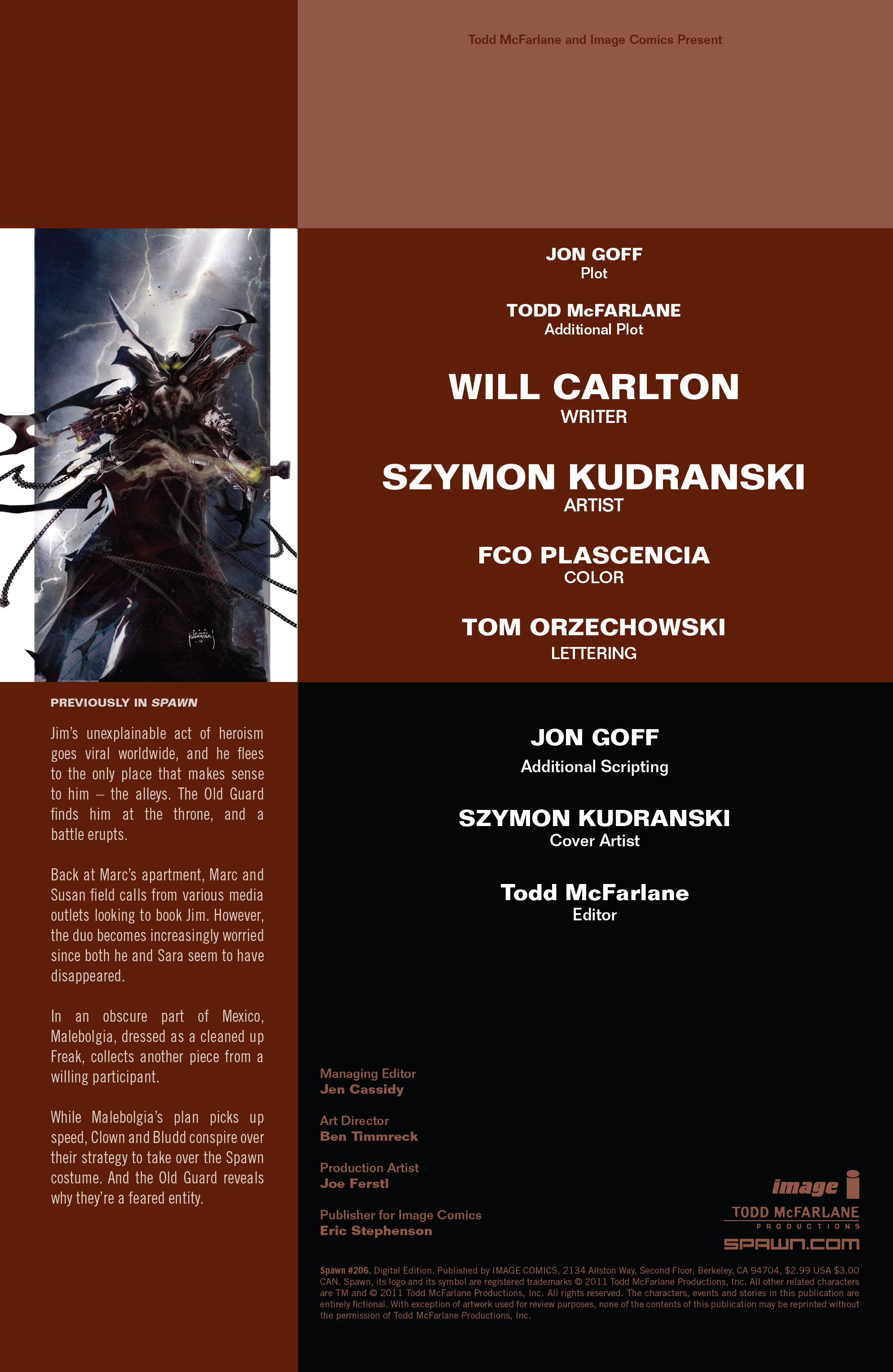 Read online Spawn comic -  Issue #206 - 2