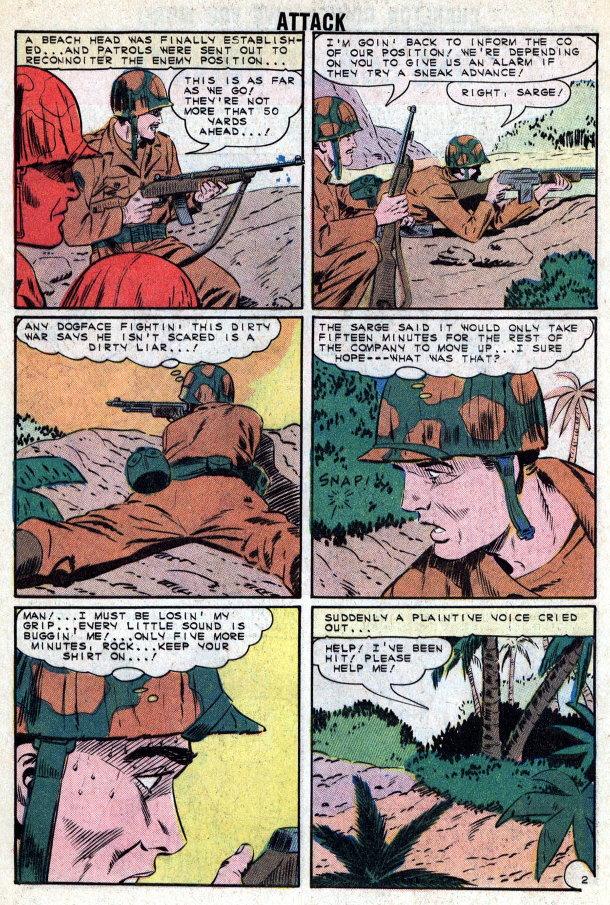 Read online Attack (1962) comic -  Issue #3 - 4