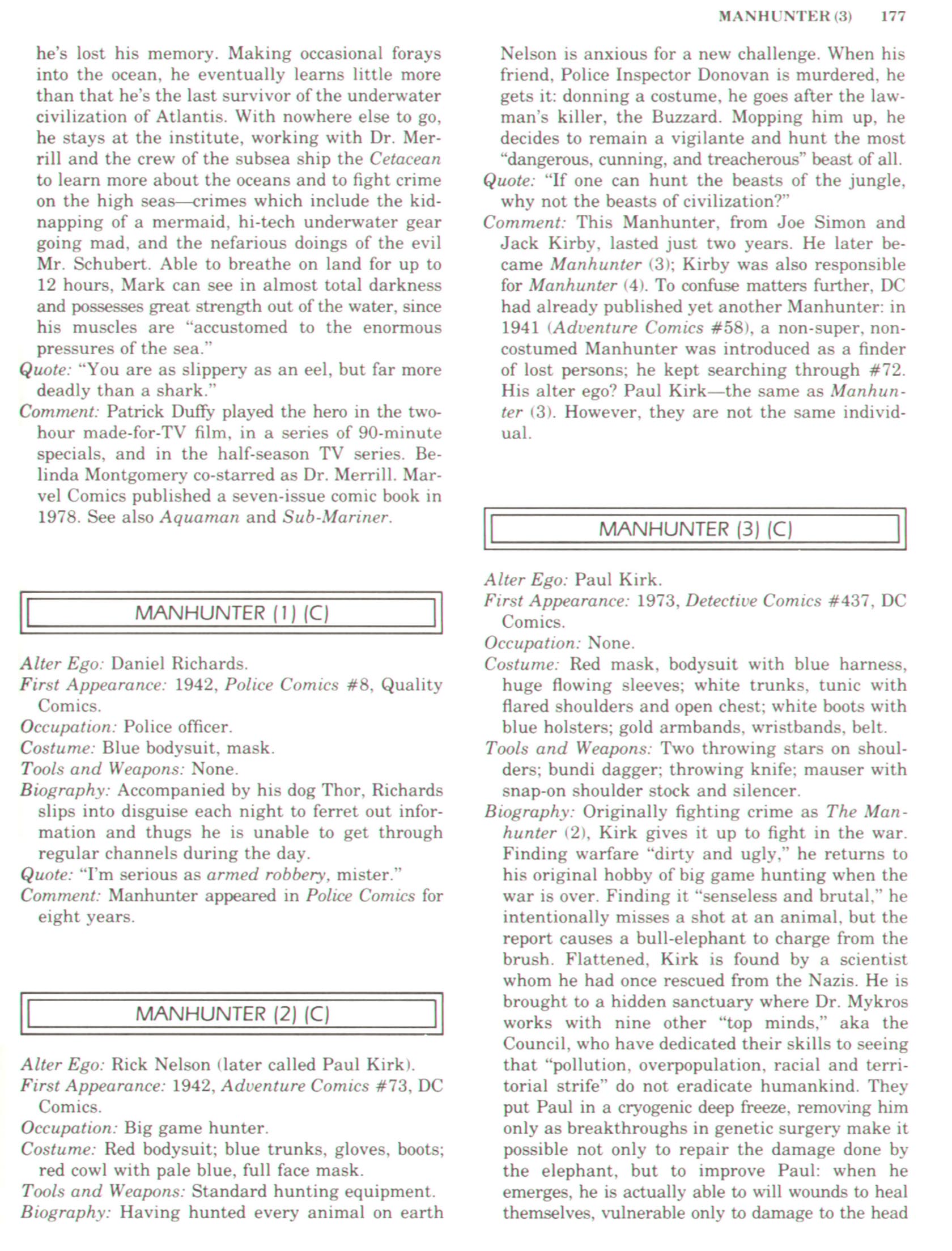 Read online The Encyclopedia of Superheroes comic -  Issue # TPB (Part 3) - 5