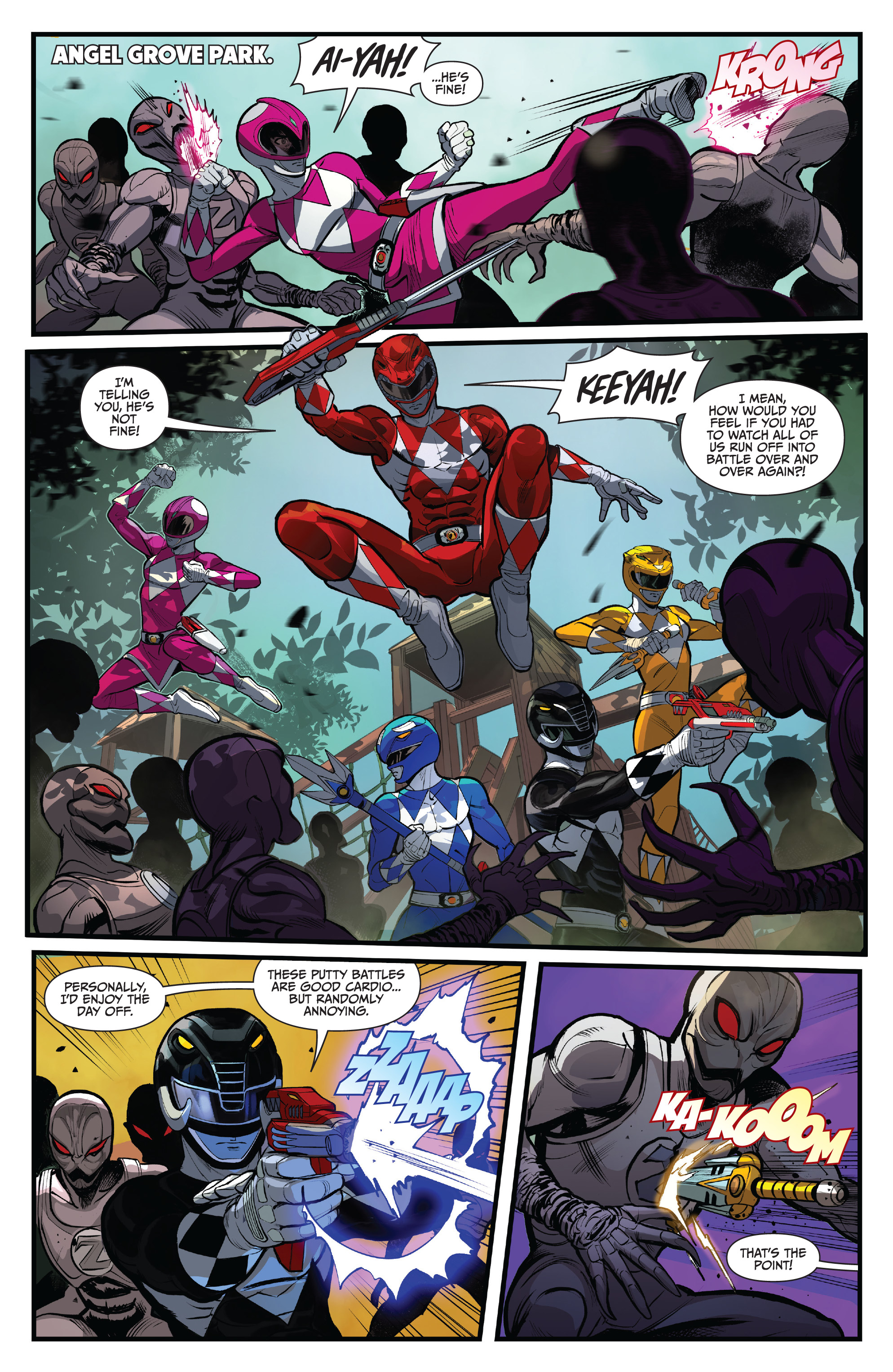Read online Saban's Go Go Power Rangers comic -  Issue #21 - 18