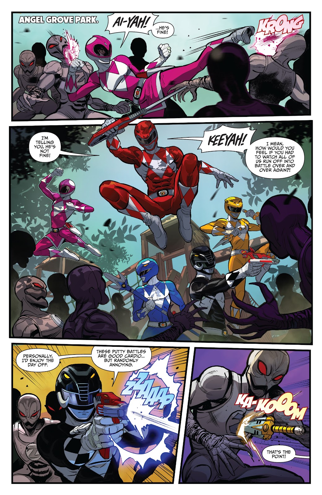 Saban's Go Go Power Rangers issue 21 - Page 18