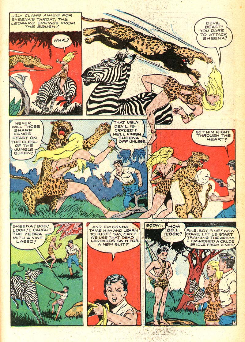 Read online Sheena, Queen of the Jungle (1942) comic -  Issue #4 - 43