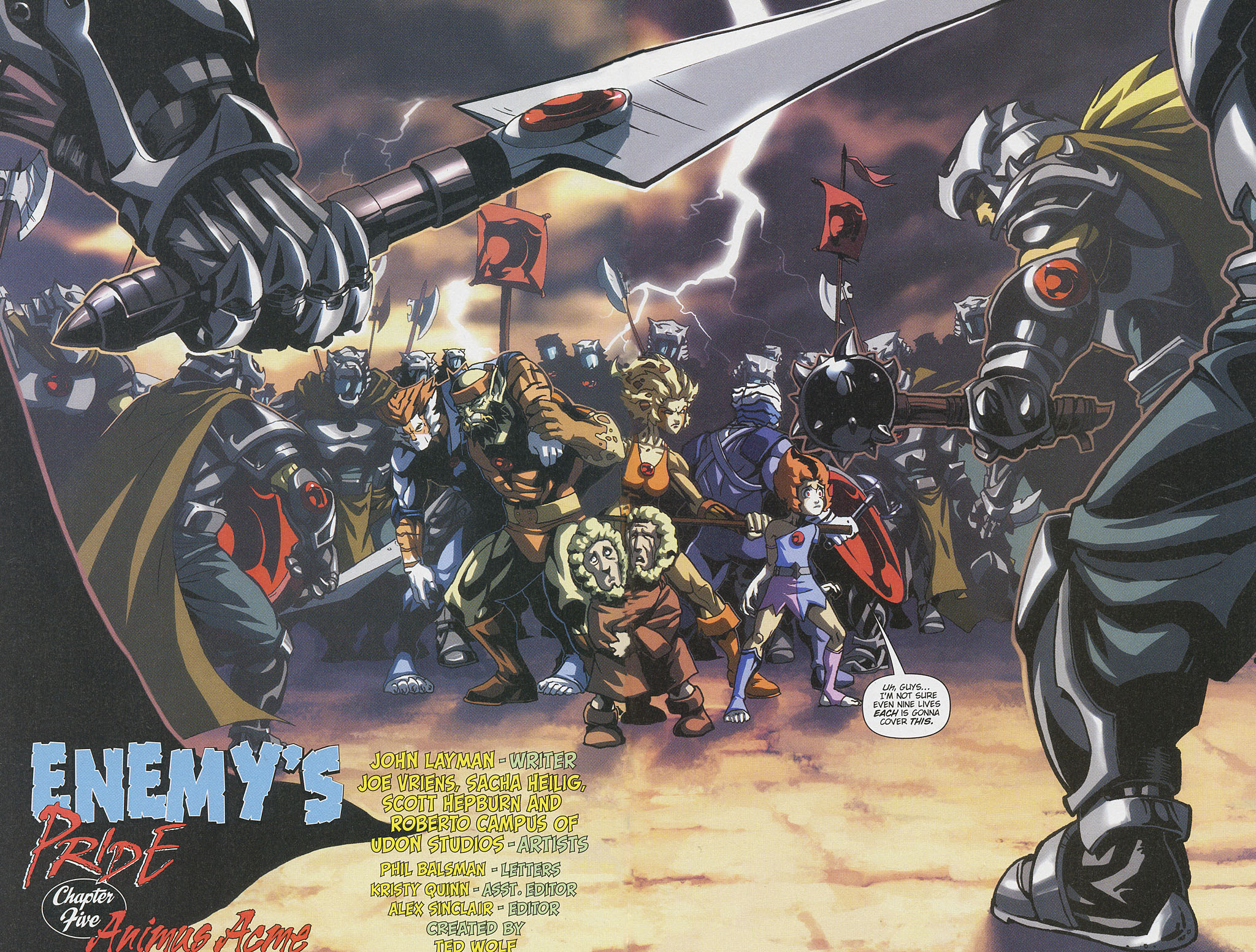 Read online ThunderCats: Enemy's Pride comic -  Issue #5 - 8