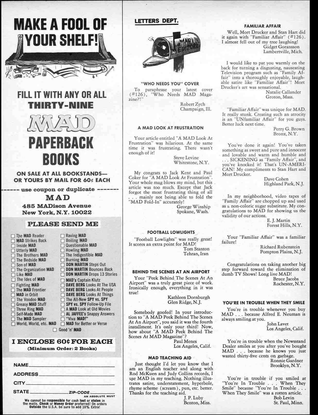 Read online MAD comic -  Issue #128 - 4