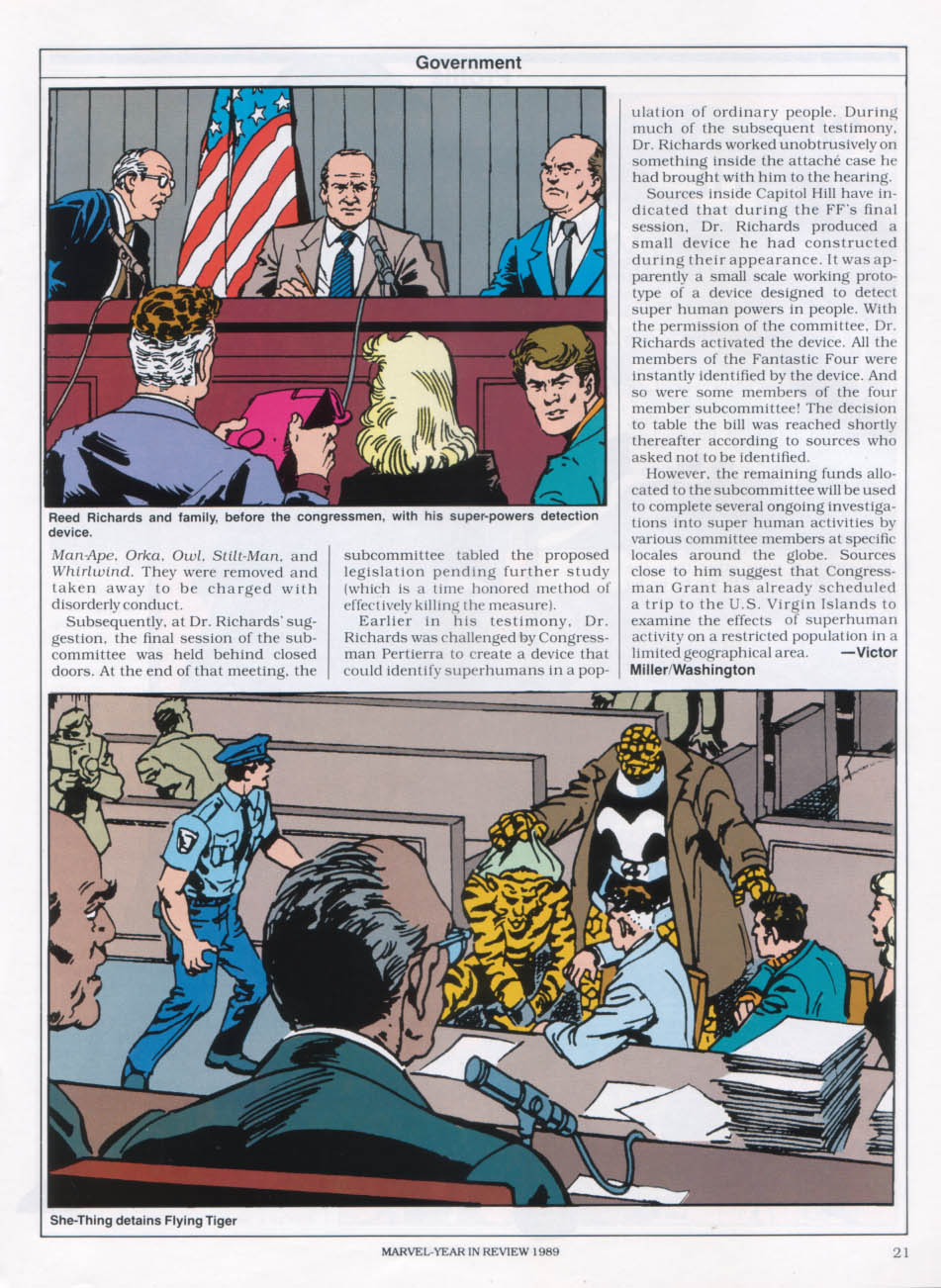Read online Marvel: The Year-in-Review comic -  Issue #1 - 23