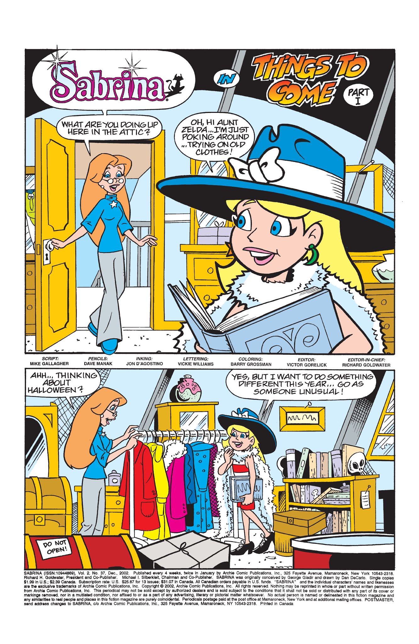 Read online Sabrina the Teenage Witch (2000) comic -  Issue #37 - 2