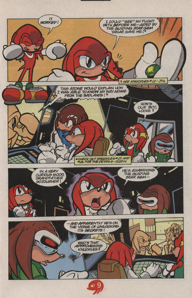 Read online Knuckles the Echidna comic -  Issue #17 - 15