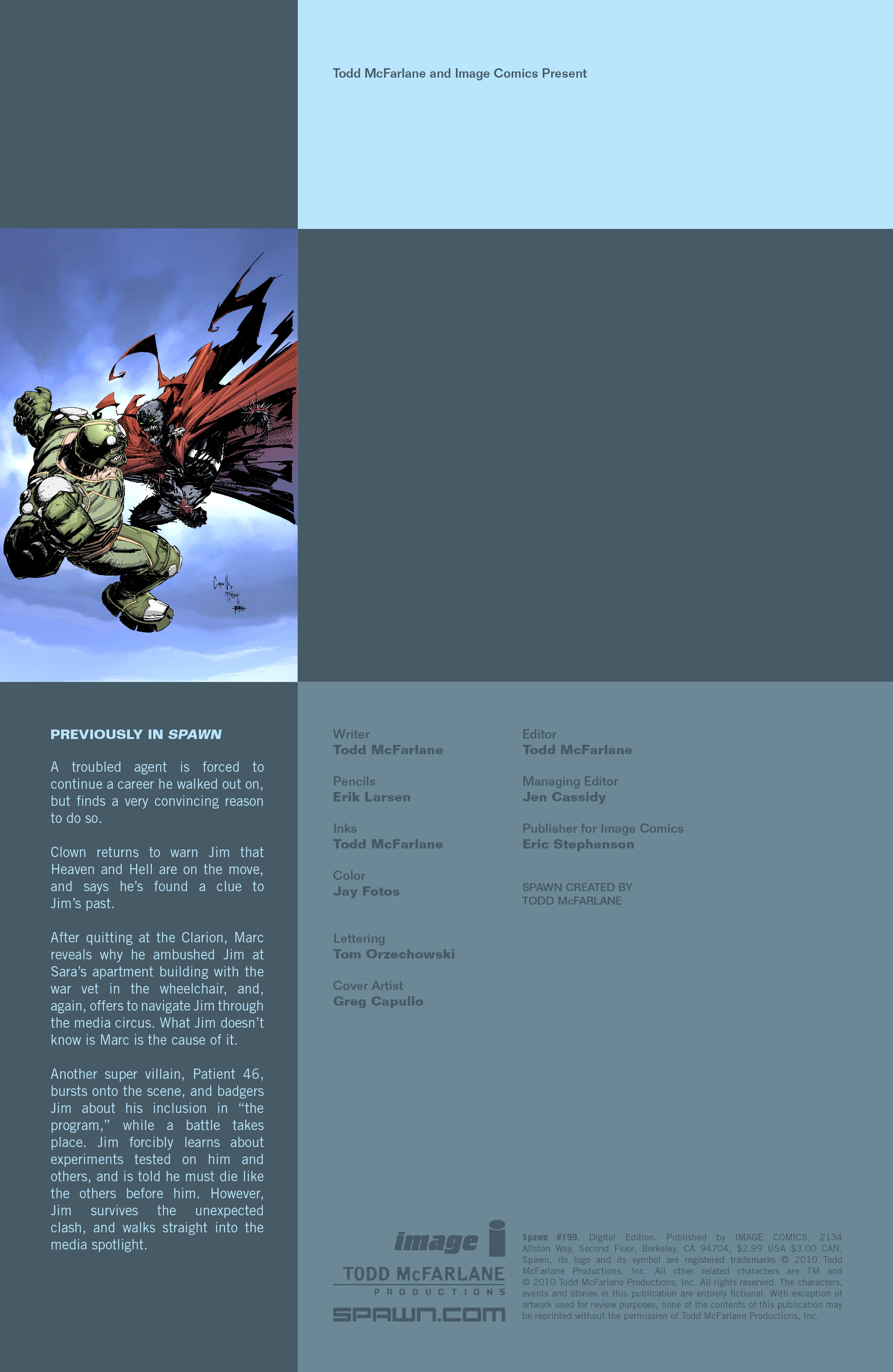 Read online Spawn comic -  Issue #199 - 2