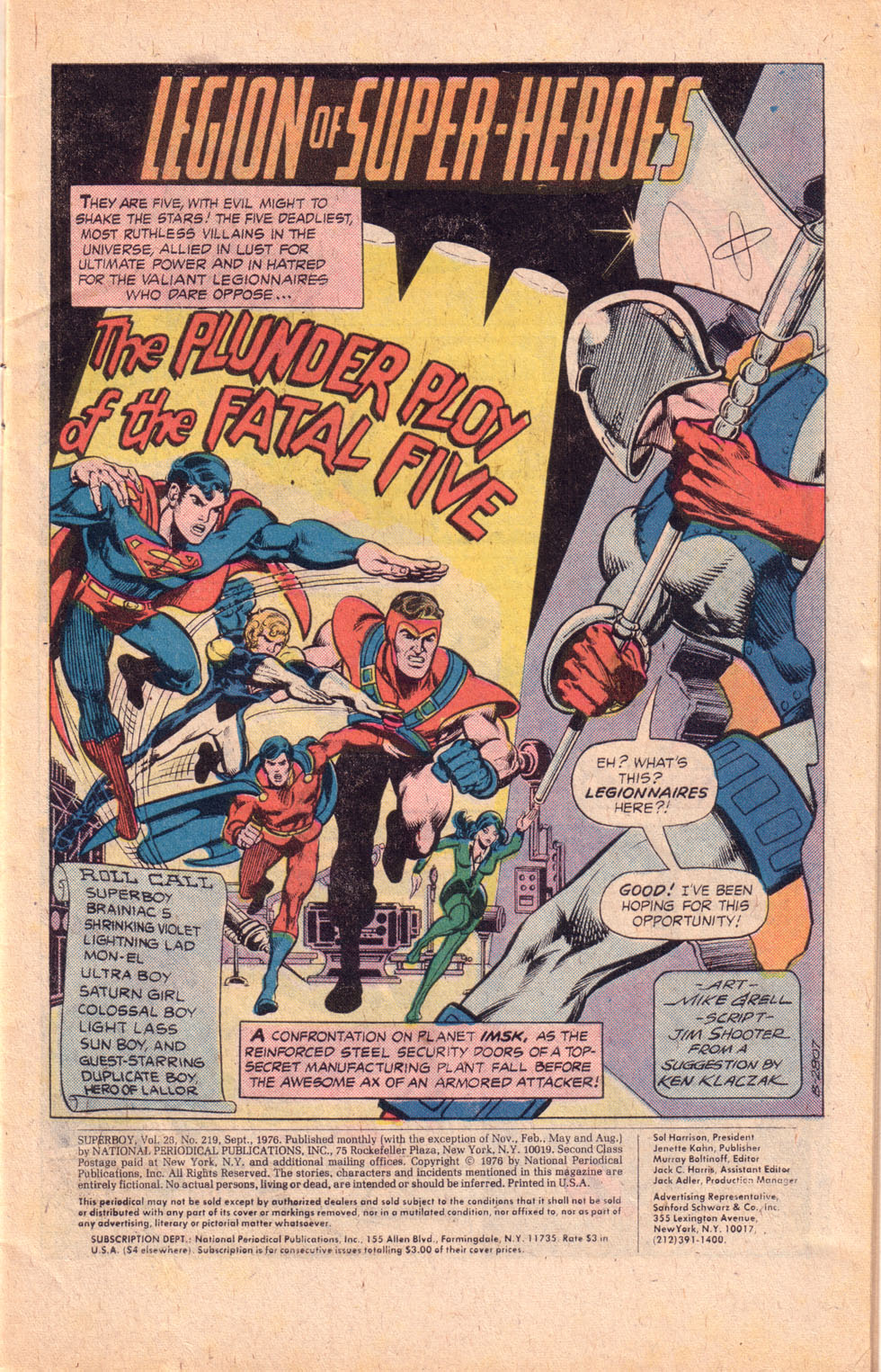 Read online Superboy (1949) comic -  Issue #219 - 2