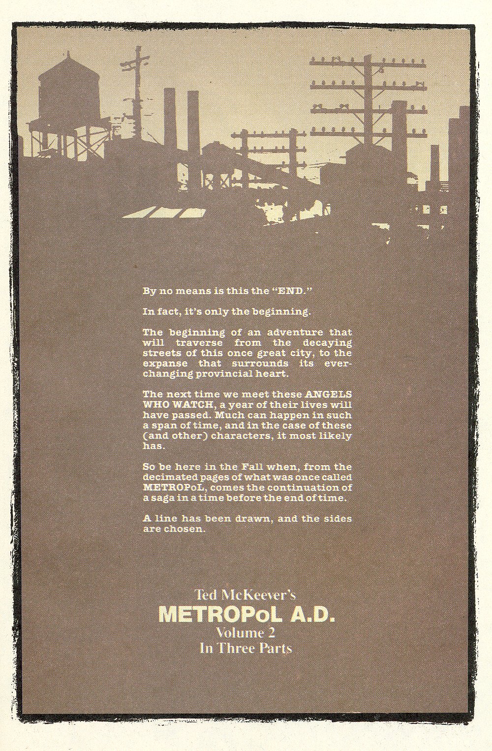 Read online Ted McKeever's Metropol comic -  Issue #12 - 32